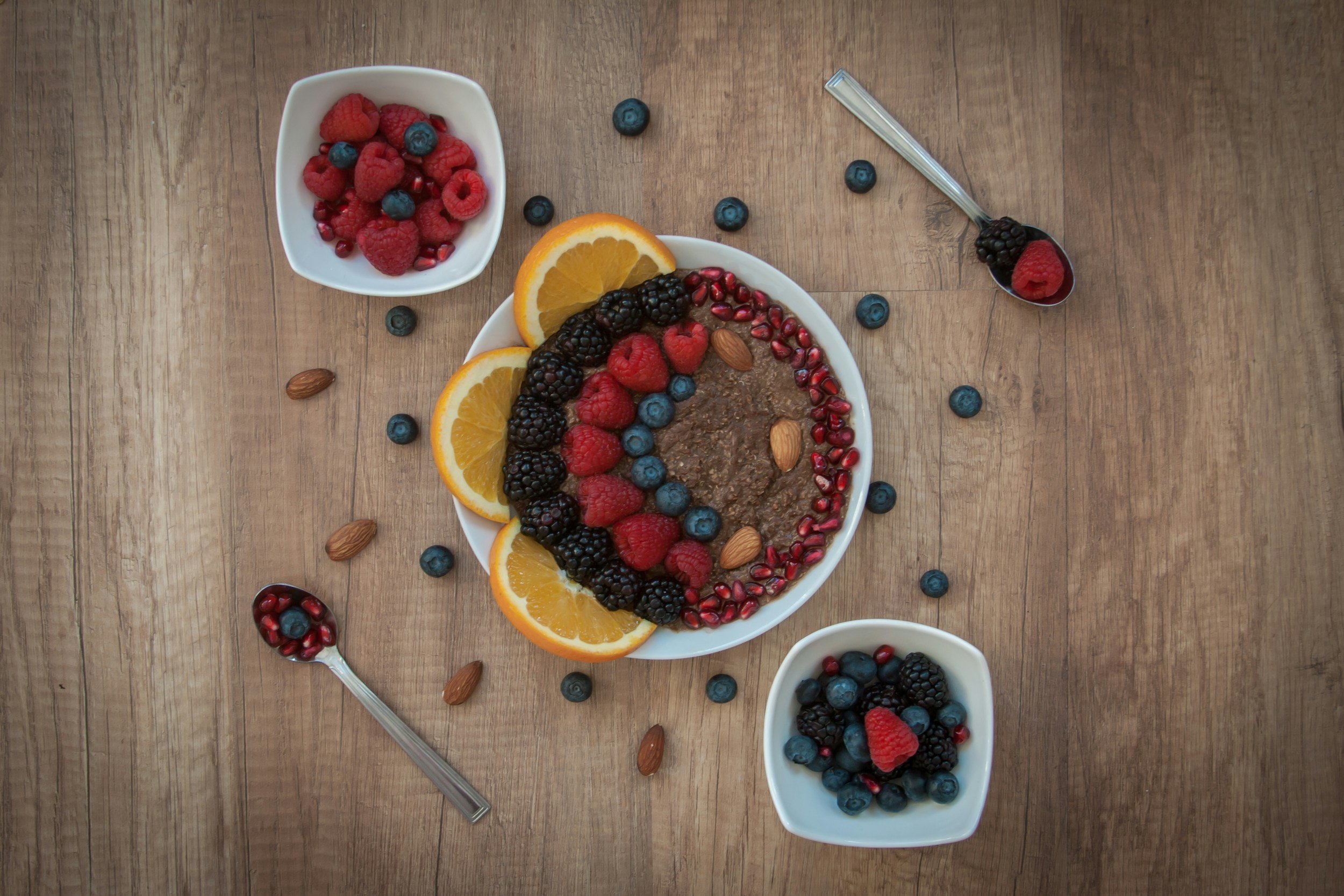 a bowl of berries