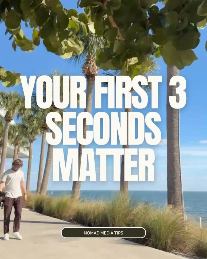 Your first 3 seconds decide everything.

People don&rsquo;t scroll because your content is bad. They scroll because you didn&rsquo;t earn their attention fast enough. The opening frame is the job interview. Movement, emotion, curiosity first. Message