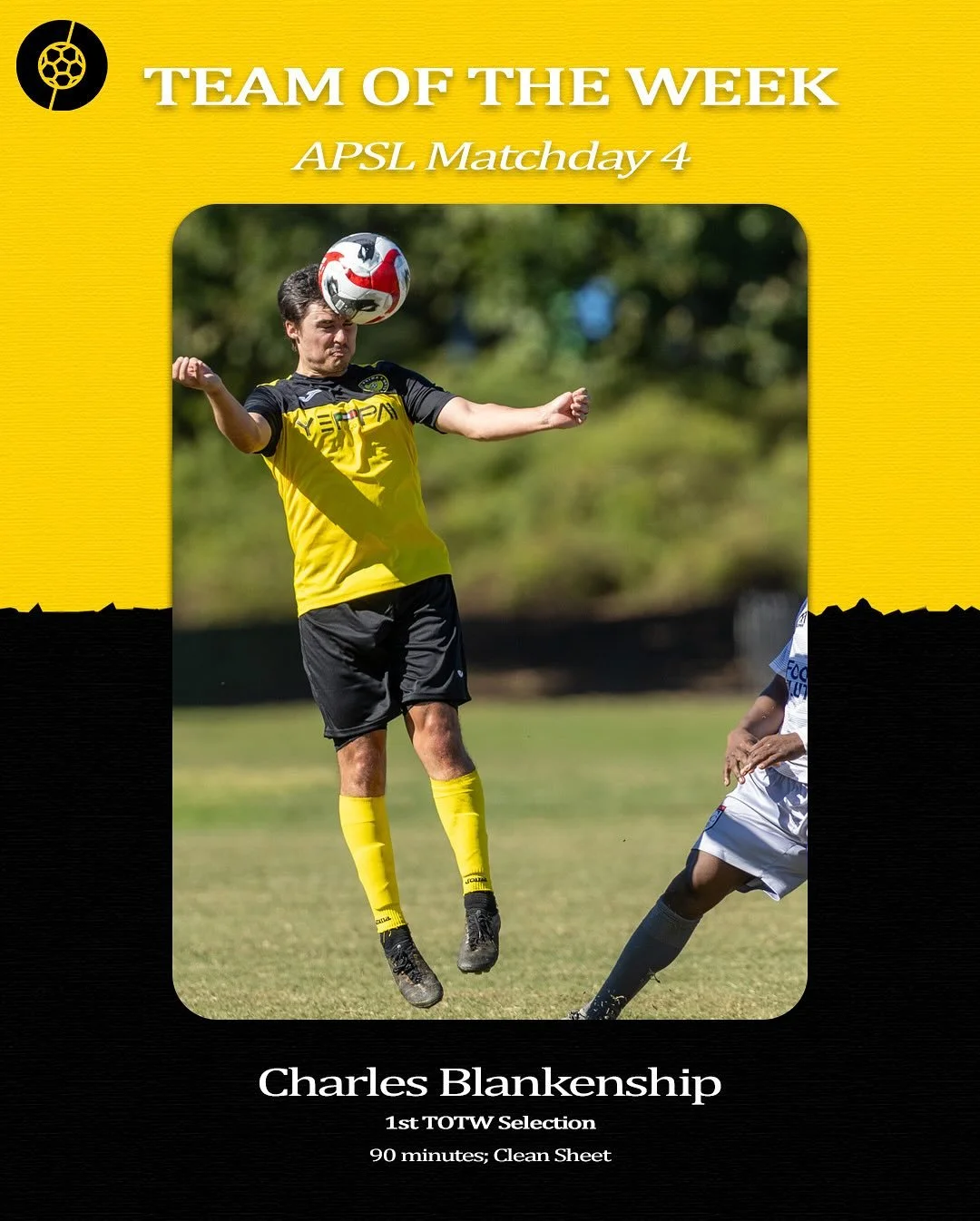 Congratulations to our players for being named to the team of the week for their performances during the Terminus Conference&rsquo;s 4th Matchday!