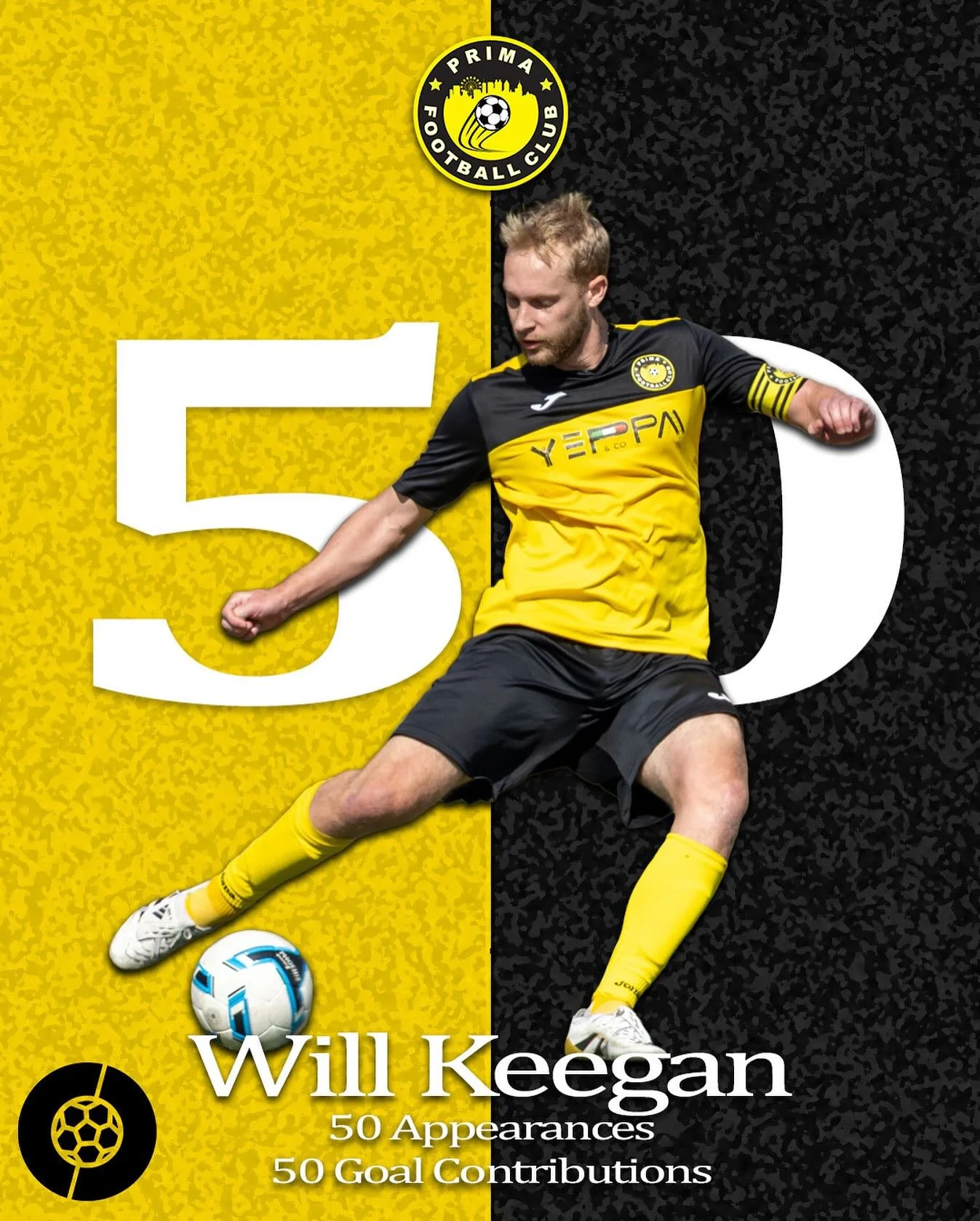 Congratulations to club captain @keegan9 on reaching 50 appearances and 50 goal contributions. In 36 games since our 2024 restart, he&rsquo;s contributed 30 goals and 20 assists; here&rsquo;s to many more!
