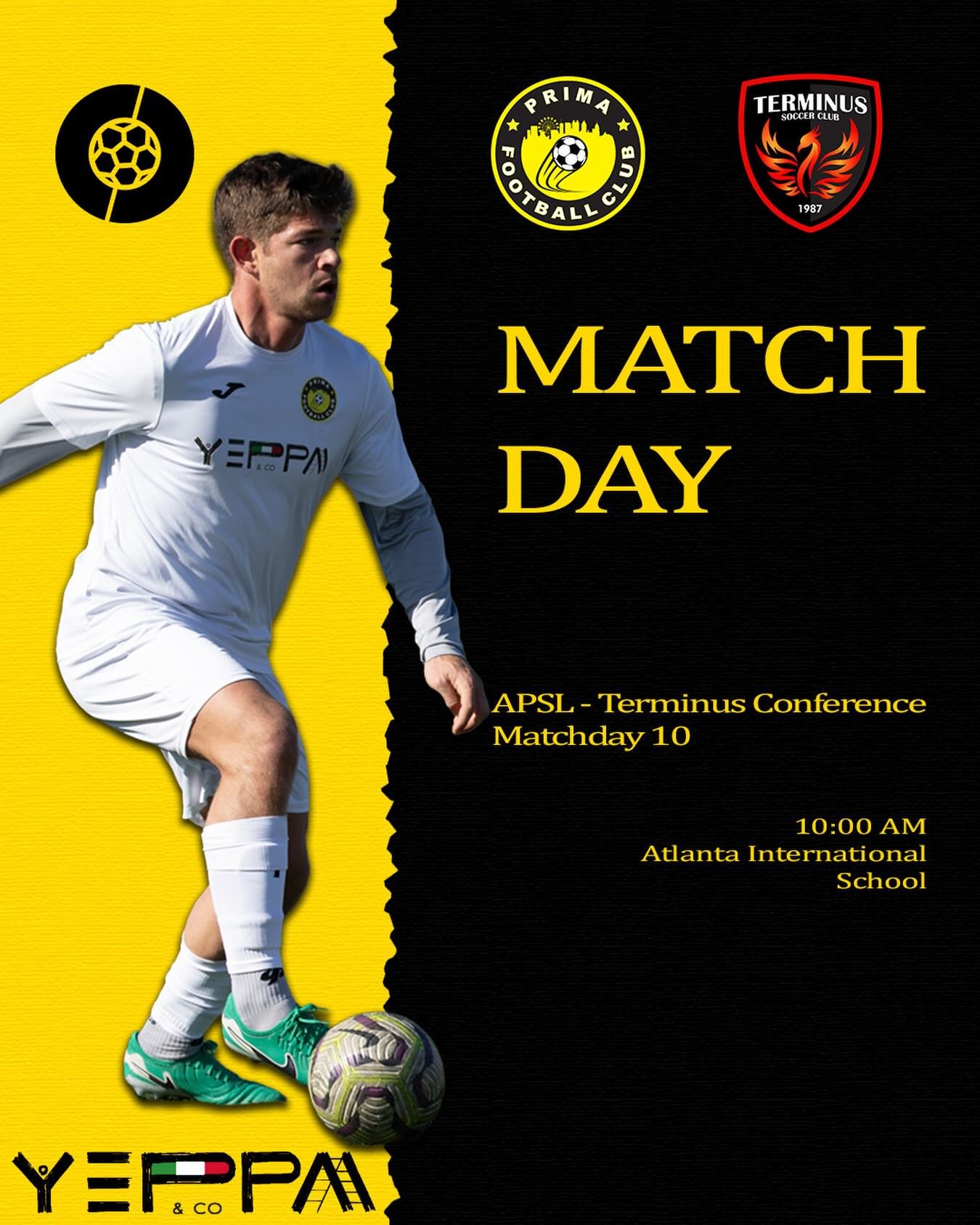 It&rsquo;s 1 v 2 tomorrow at the summit of the Terminus Conference table as we look to get some revenge against @terminusfc1987 for our opening day loss.