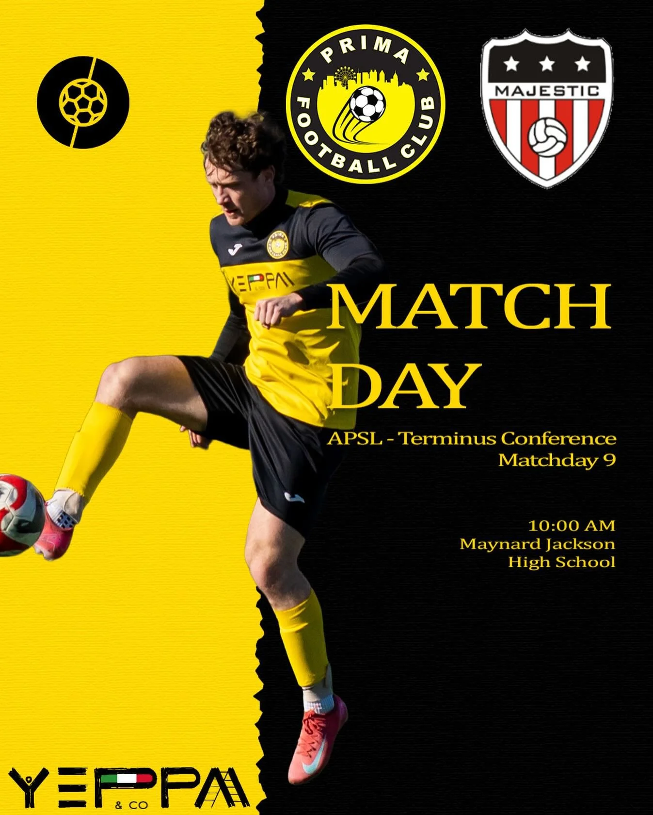 Early kickoff for matchday 9 in the @apsl.soccer as we take on @majesticsoccerclub tomorrow at 10am!