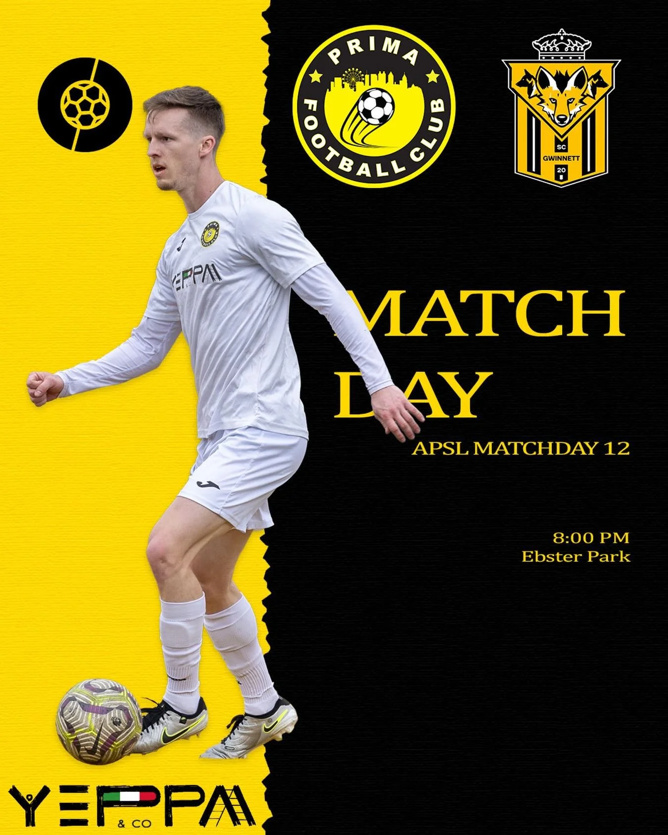 Midweek matchday as we play the first of our two matches in hand against SC Gwinnett!