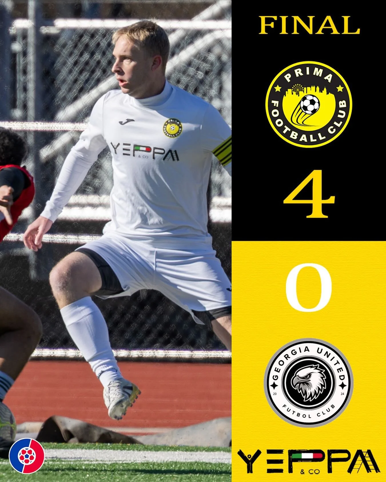 A professional performance from the boys sees us into second place, two points off top with a match in hand and sees @agabe_alvarez_ move level for the Terminus Conference golden boot