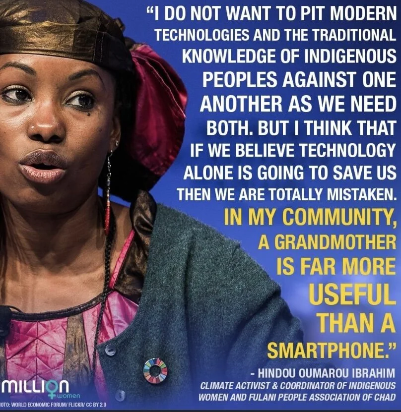 YES to Honouring Traditional Knowledge