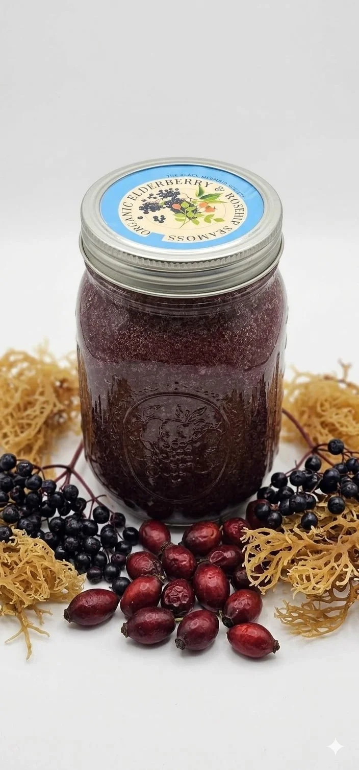 Elderberry and Rosehip Sea Moss