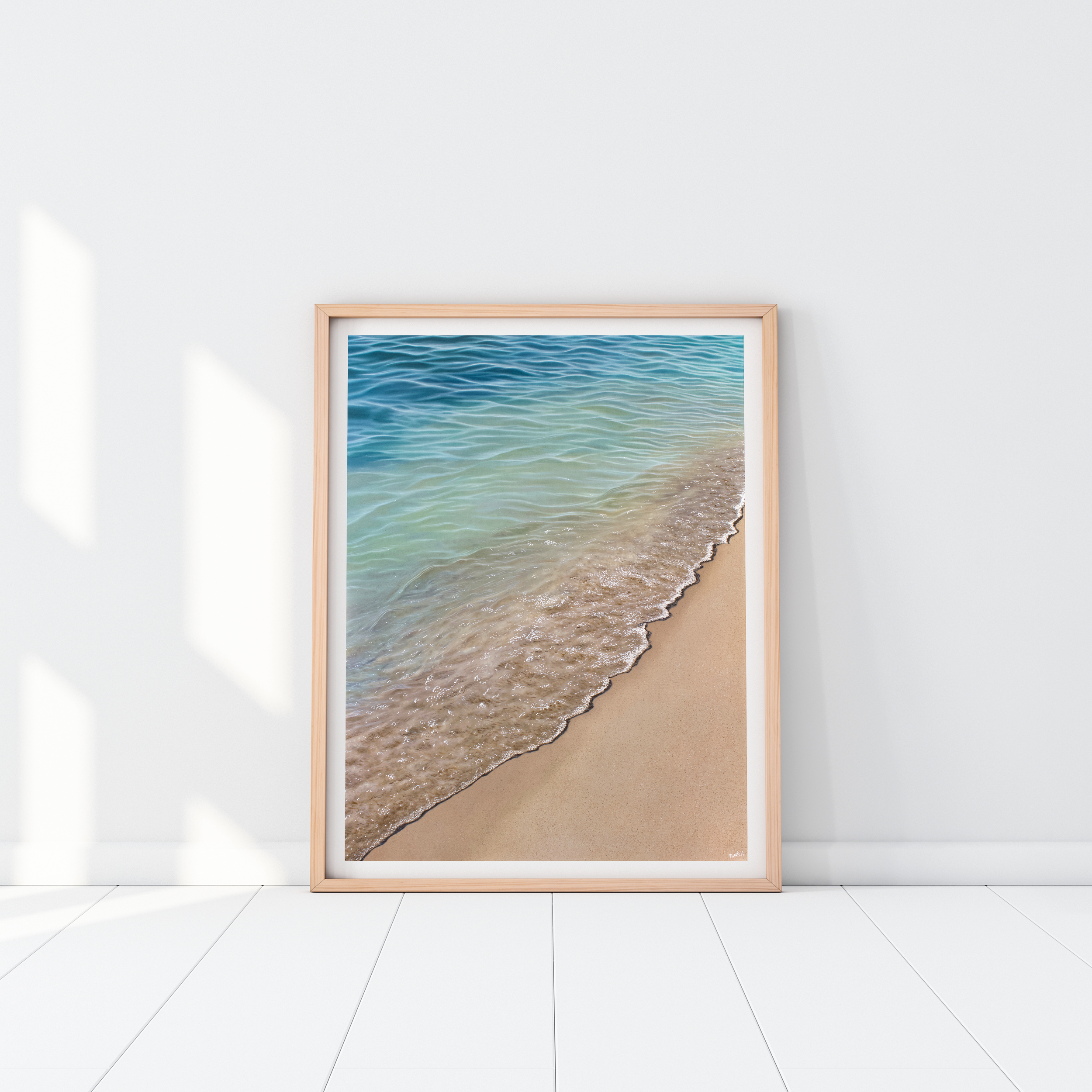 The First Dip of Summer Print