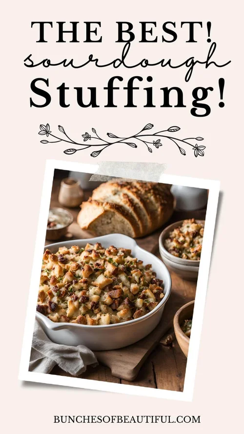 Sourdough Stuffing with Sausage and Apples — bunches of beautiful