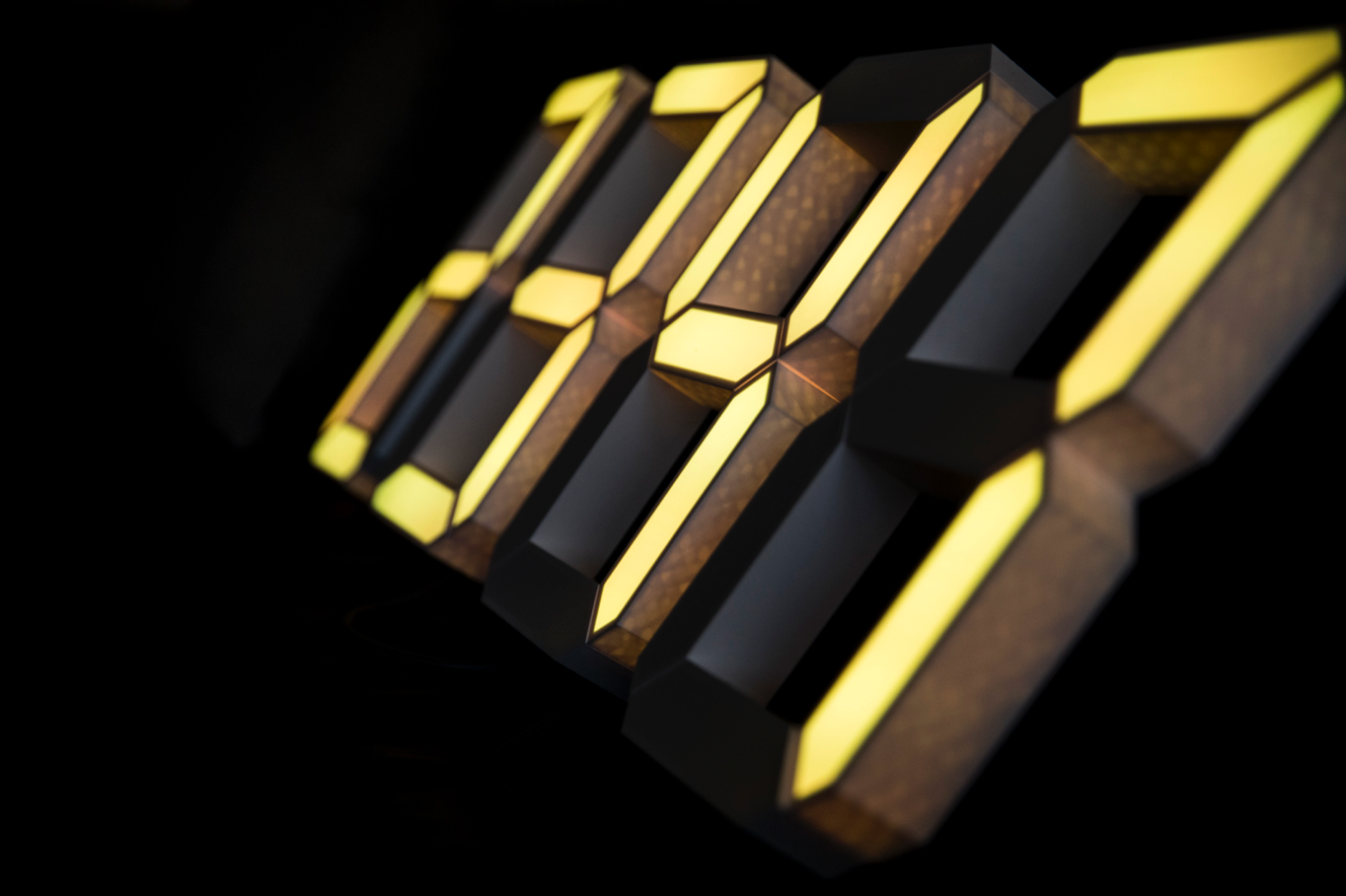 Siebenuhr Supersize - A modern take at the classical 7-Segment