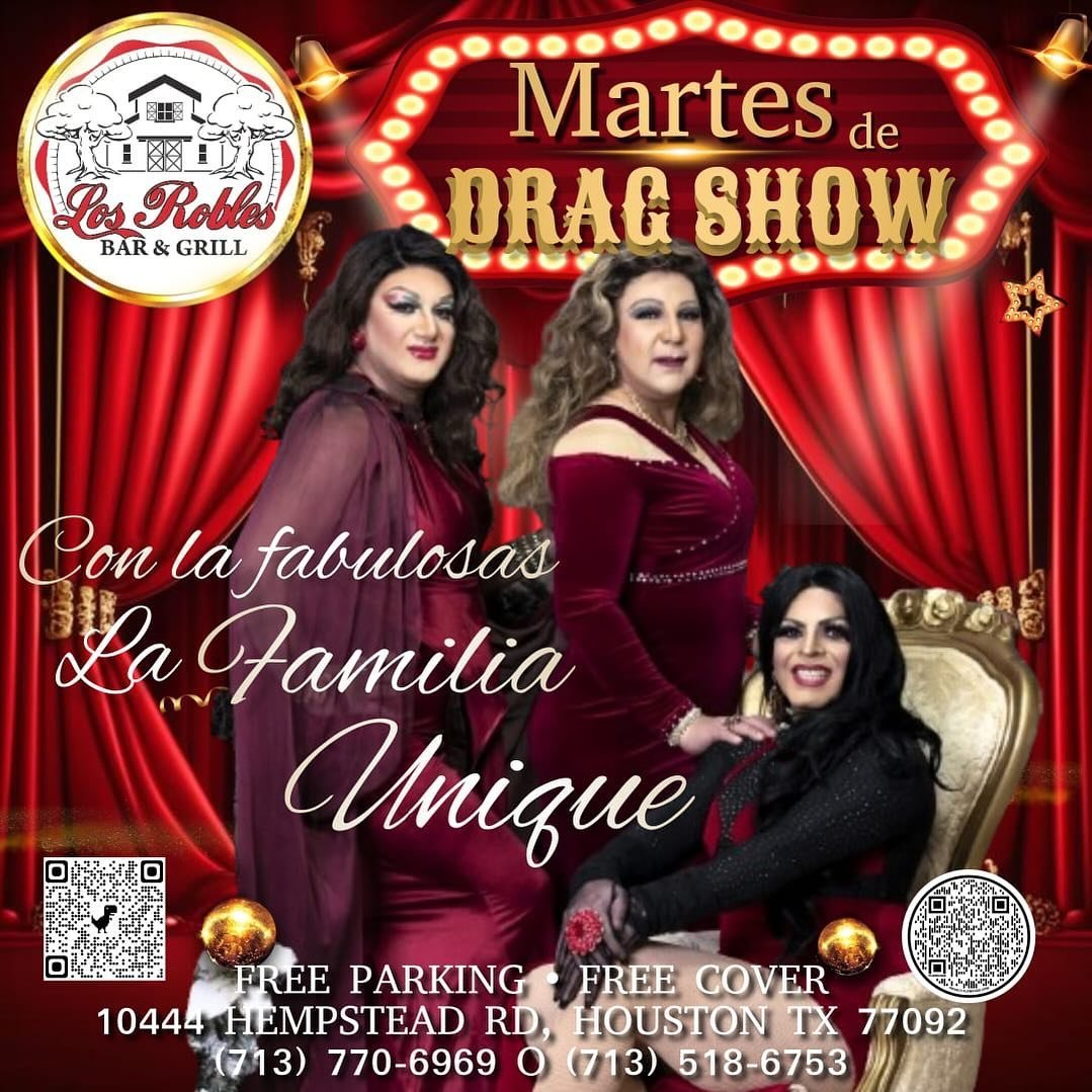 El show de los martes! Come out and watch this great show with local performers only at Los Robles.
