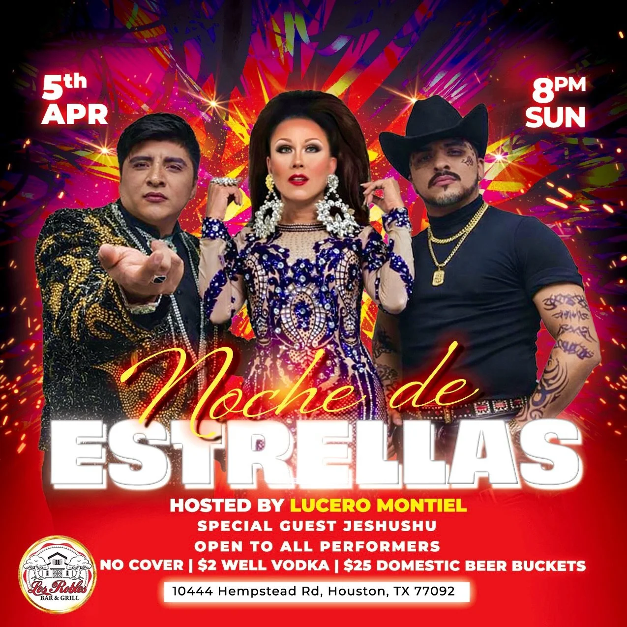 SUNDAY FUNDAY DONE RIGHT ⚾🔥
Astros on the big screen, drinks flowing, and the vibes unmatched 🤘

Then we turn it ALL THE WAY UP for Noche de Estrellas at 8PM 💃✨

Come early, stay late. This is your whole Sunday plan.

Domingo con TODO ⚾🔥
Astros e