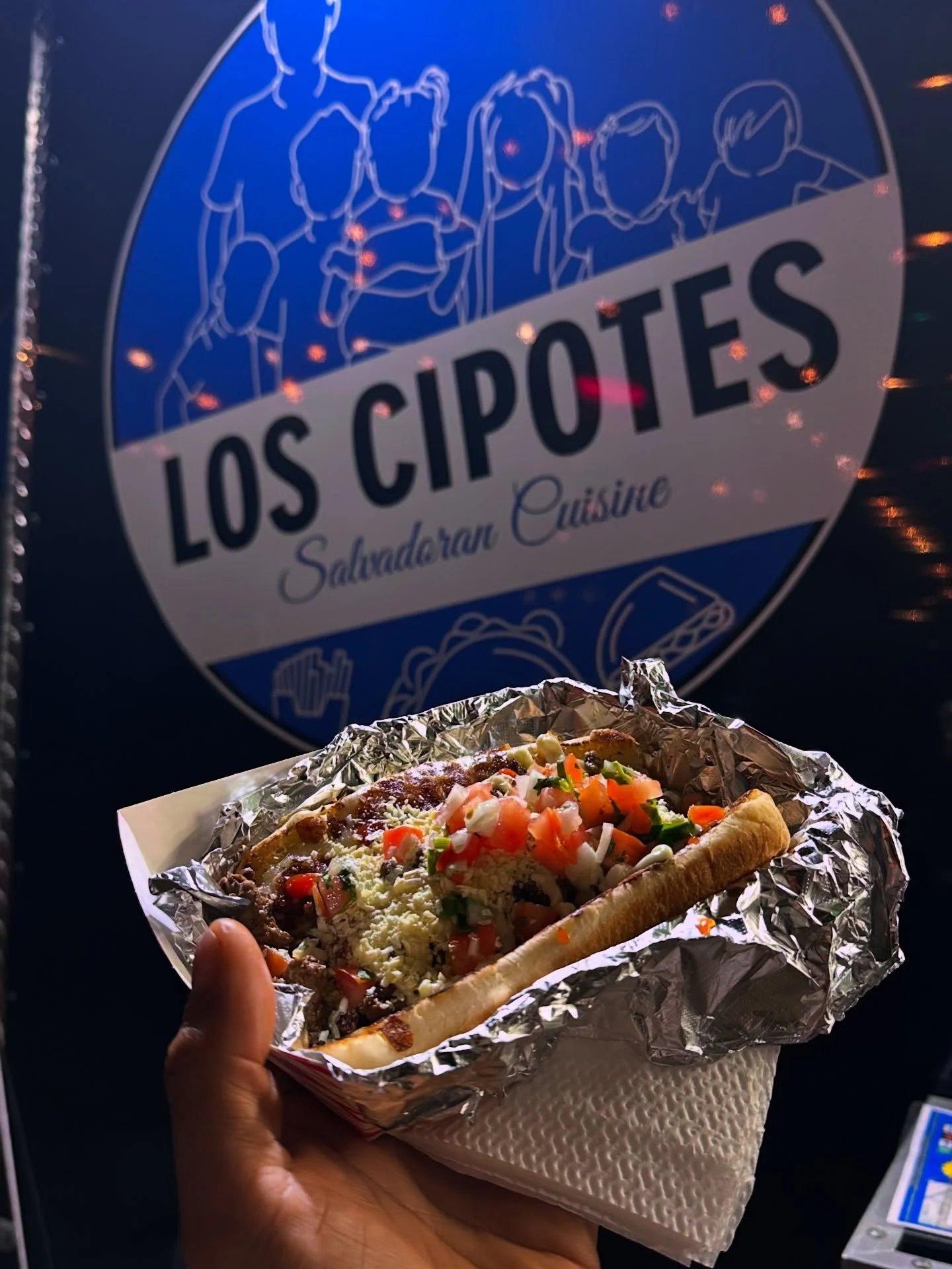 Te falta dos Salvadoran Sandwiches. Come taste all the delicious food at Los Cipotes. Open until 3 AM every Saturday.