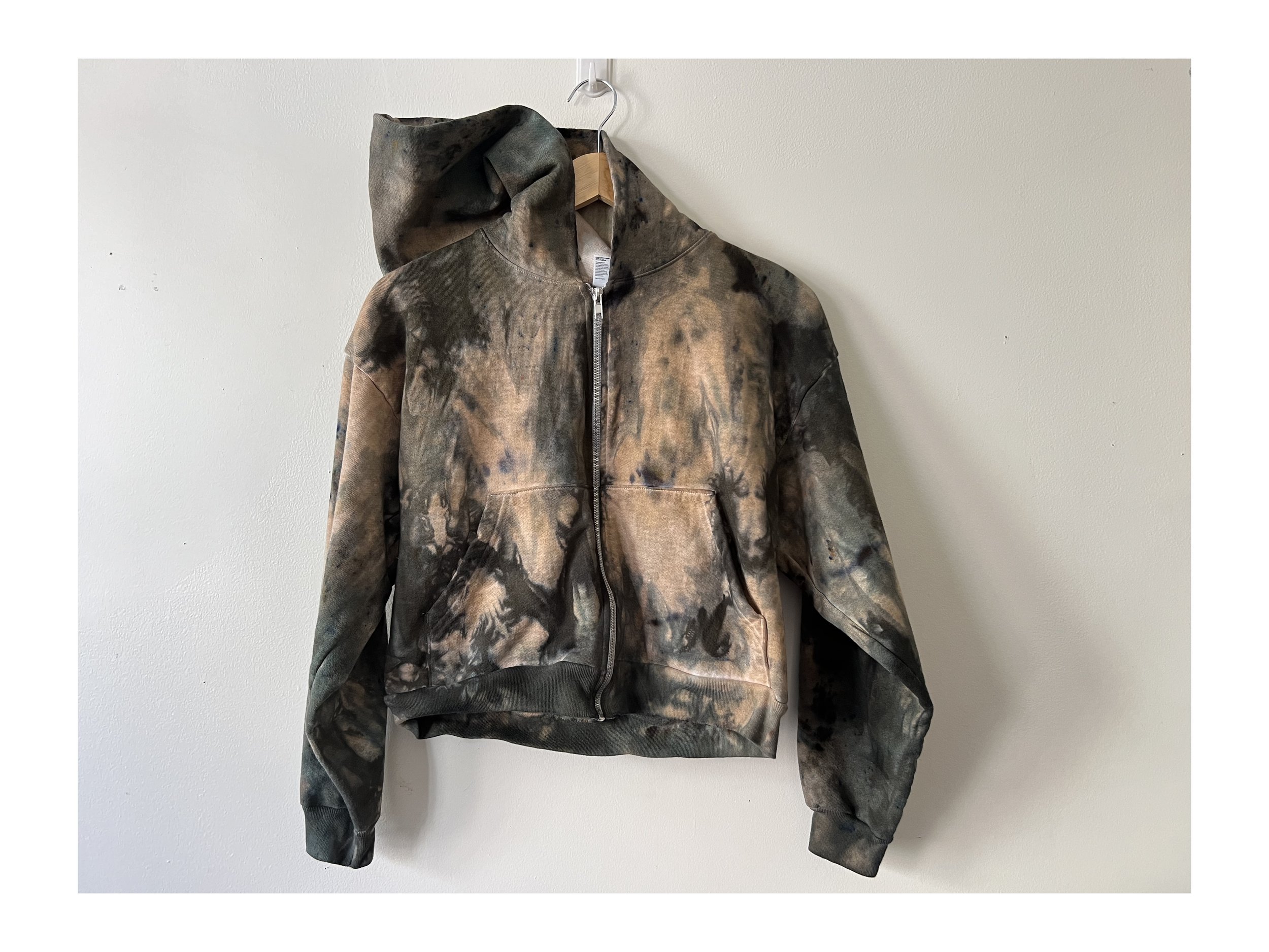 Real Tree Crop Zip-Up Hoodie