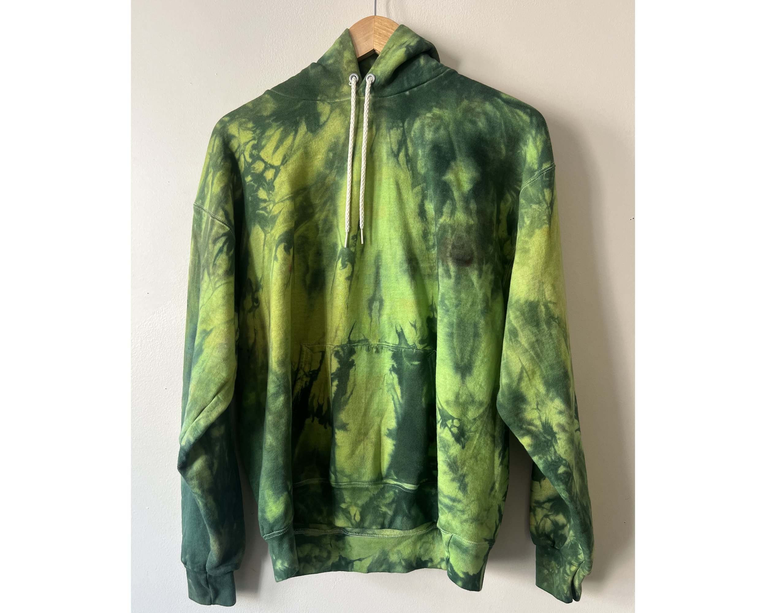 Electric Green Pullover Hoodie