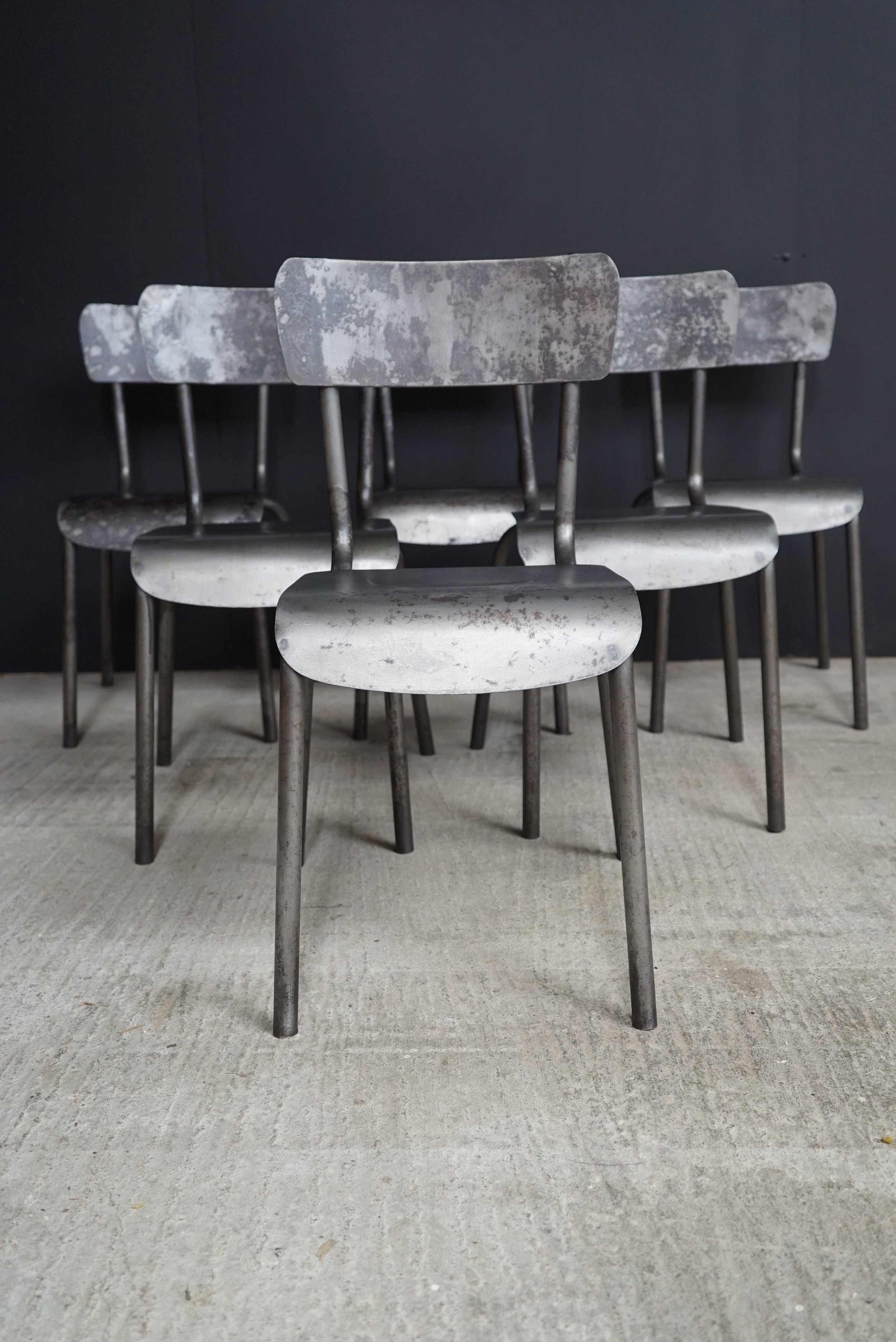 Set Of Two 1950’s Metal Chairs From Reims - France So Vintage Shop Online L'original Antiques Hawkes BaySet Of Six 1950’s Metal Chairs From Reims - France