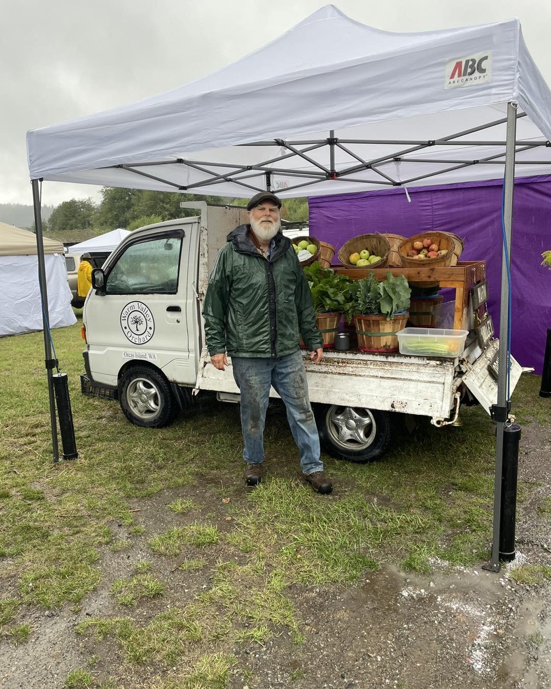 We are open for business both at the farmers market and at the studio today. The tent is near the entrance.