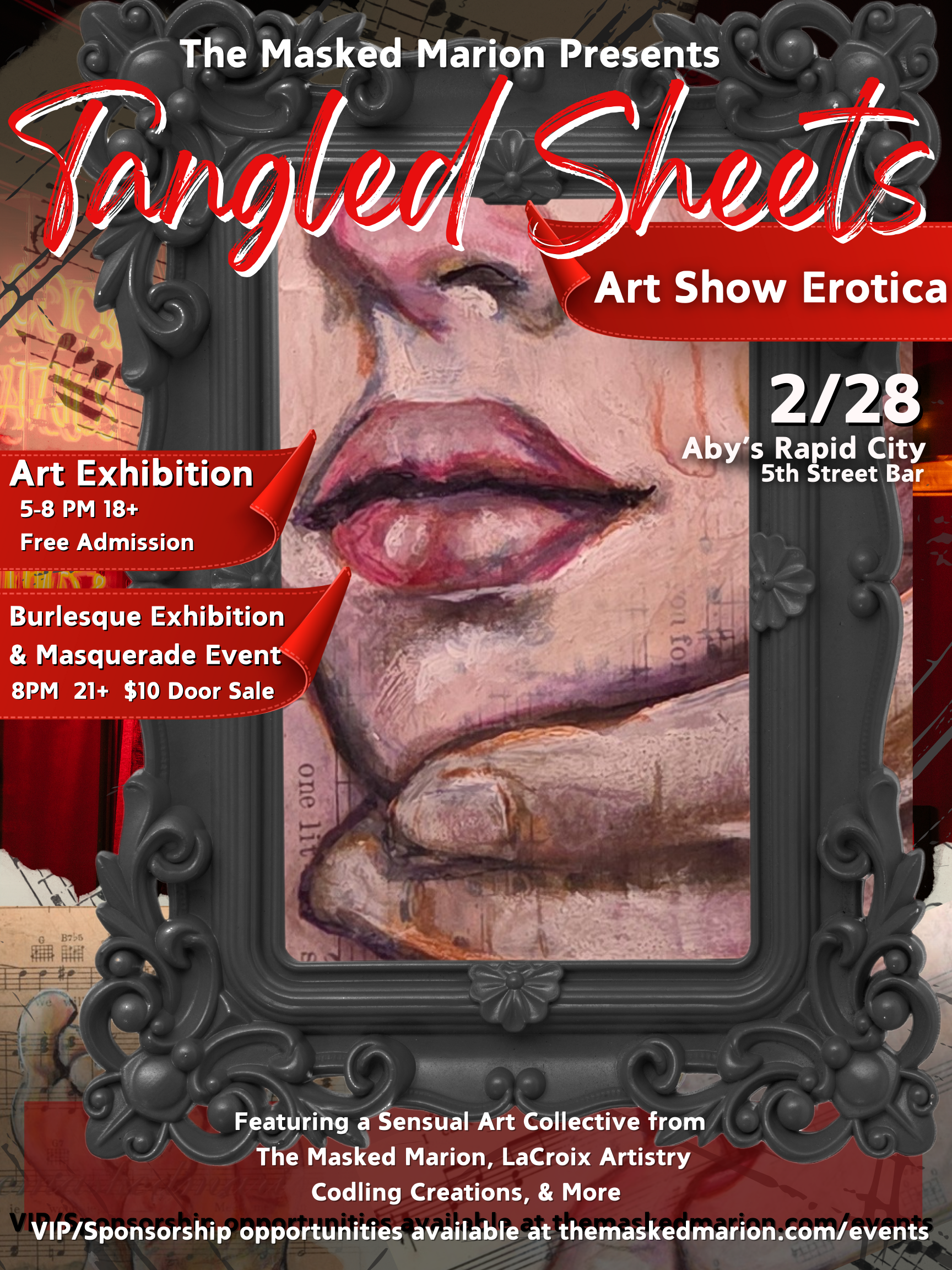 Tangled Sheets - Art Show Erotica