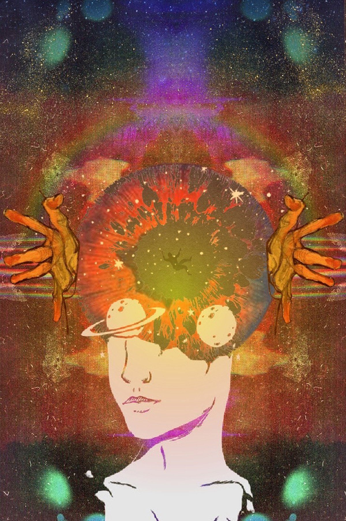 Bethany Altschwager, It Starts in Darkness, 8 x 10 in., Digital collage, 2024