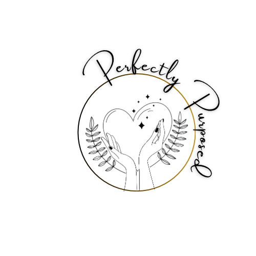 Illustration of a heart formed by two hands, surrounded by laurel branches with a dotted outline, with stars above.