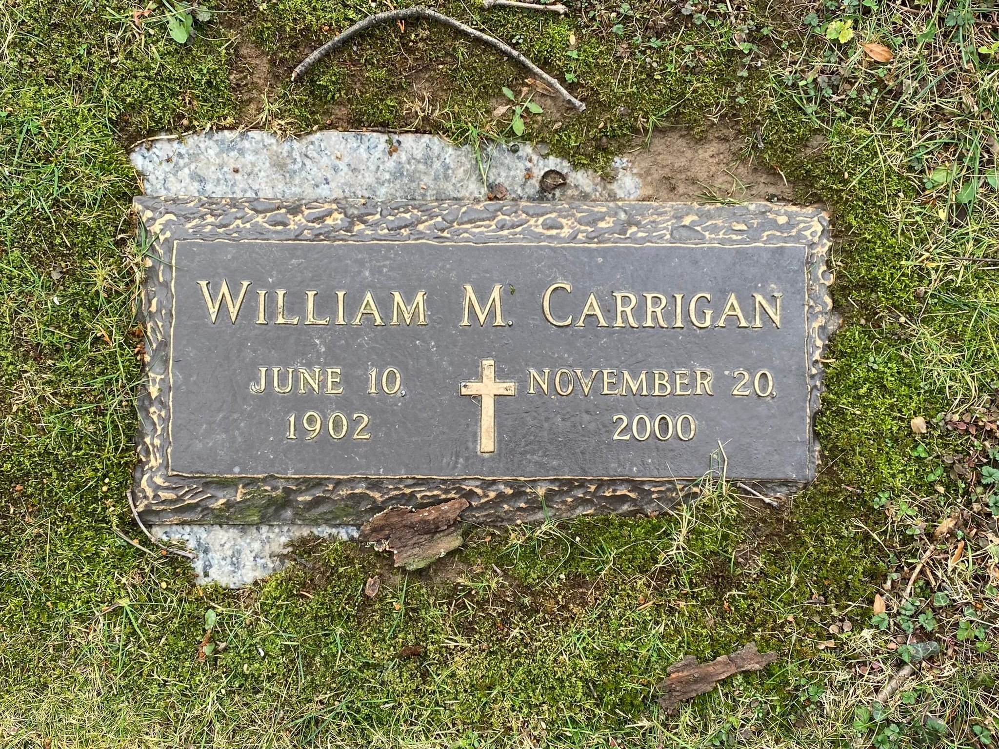 The Carrigan graves, Washington, D.C.