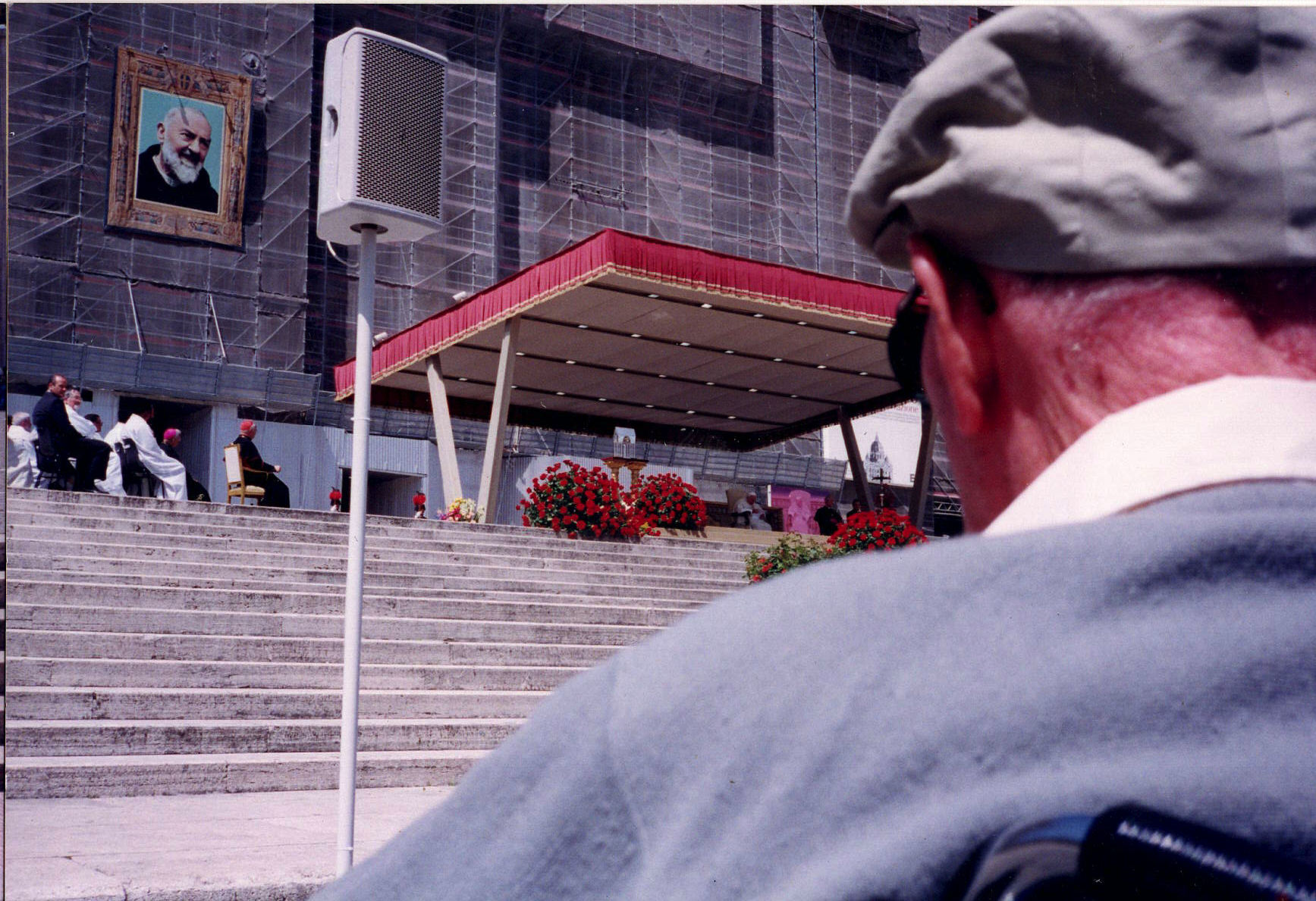 William Carrigan at the beatification of Padre Pio (May 2nd, 1999).