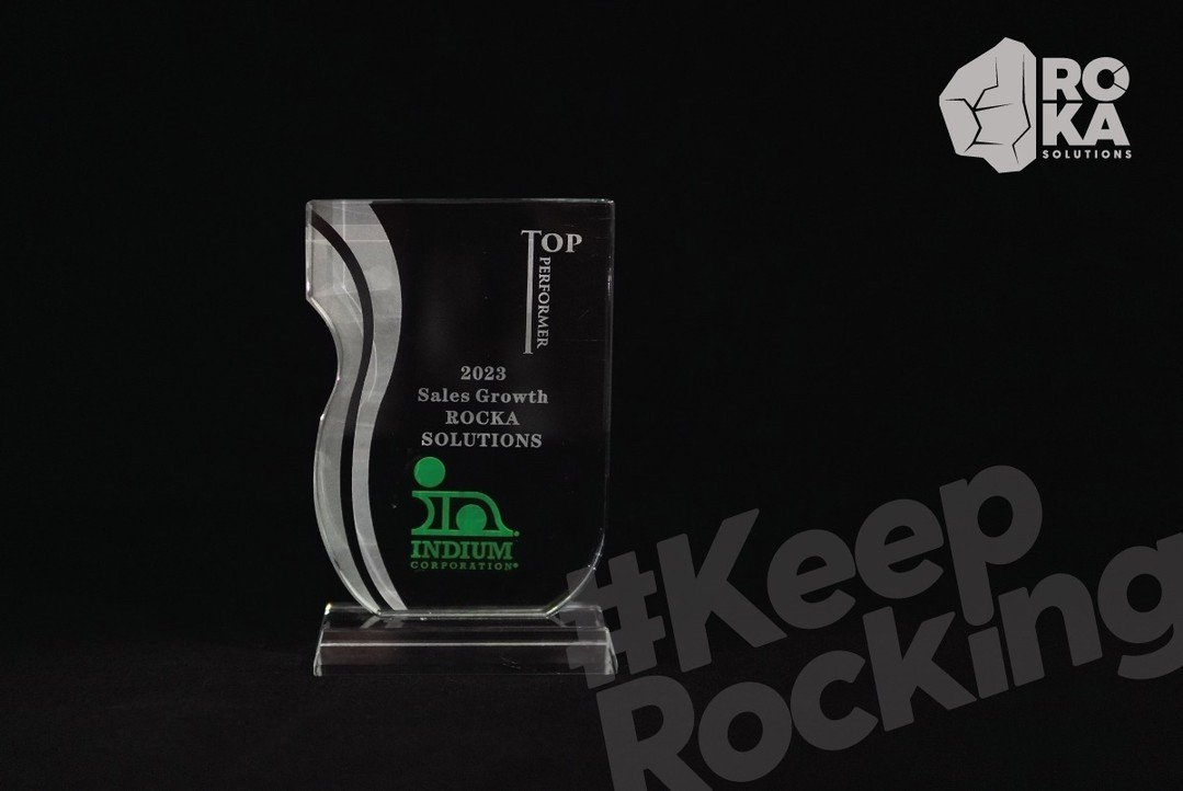 Excited &amp; proud to be awarded @indium  2023 Top Performer in Growth Sales for the 4th year in a row! 🌟🏆 

#TopPerformer #GrowthSales #Indium #ROCKAStrong  #4peat 
#ROCKAsolutions #KeepRocking #EvertythingYouNeed 
info@rockasolutions.com
