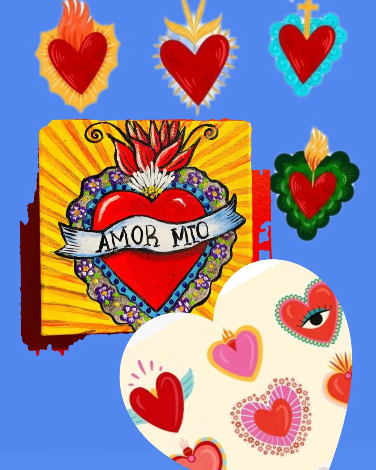 Kopitos Sacred Heart Paint Night at Mac Market 