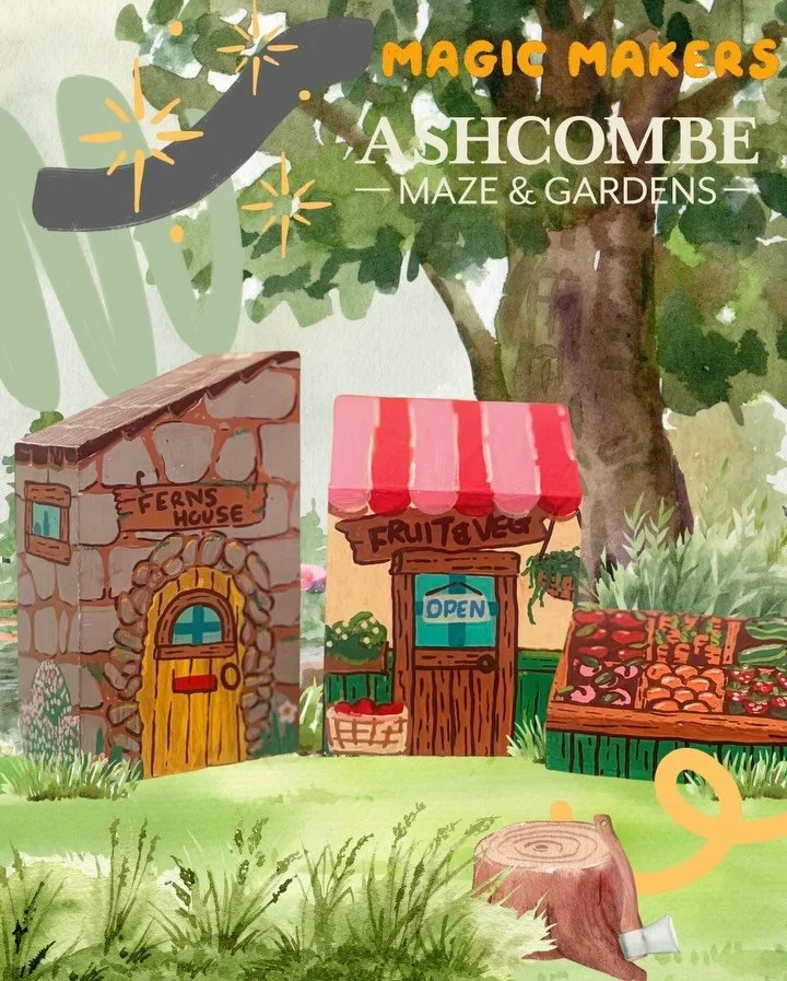 It&rsquo;s Sunday which means a new set of crafts at @ashcombemaze !

This week we&rsquo;re designing fairy houses, keeping cool with some fanciful fans, and making puppet pals.

We hope to catch you there ☺️