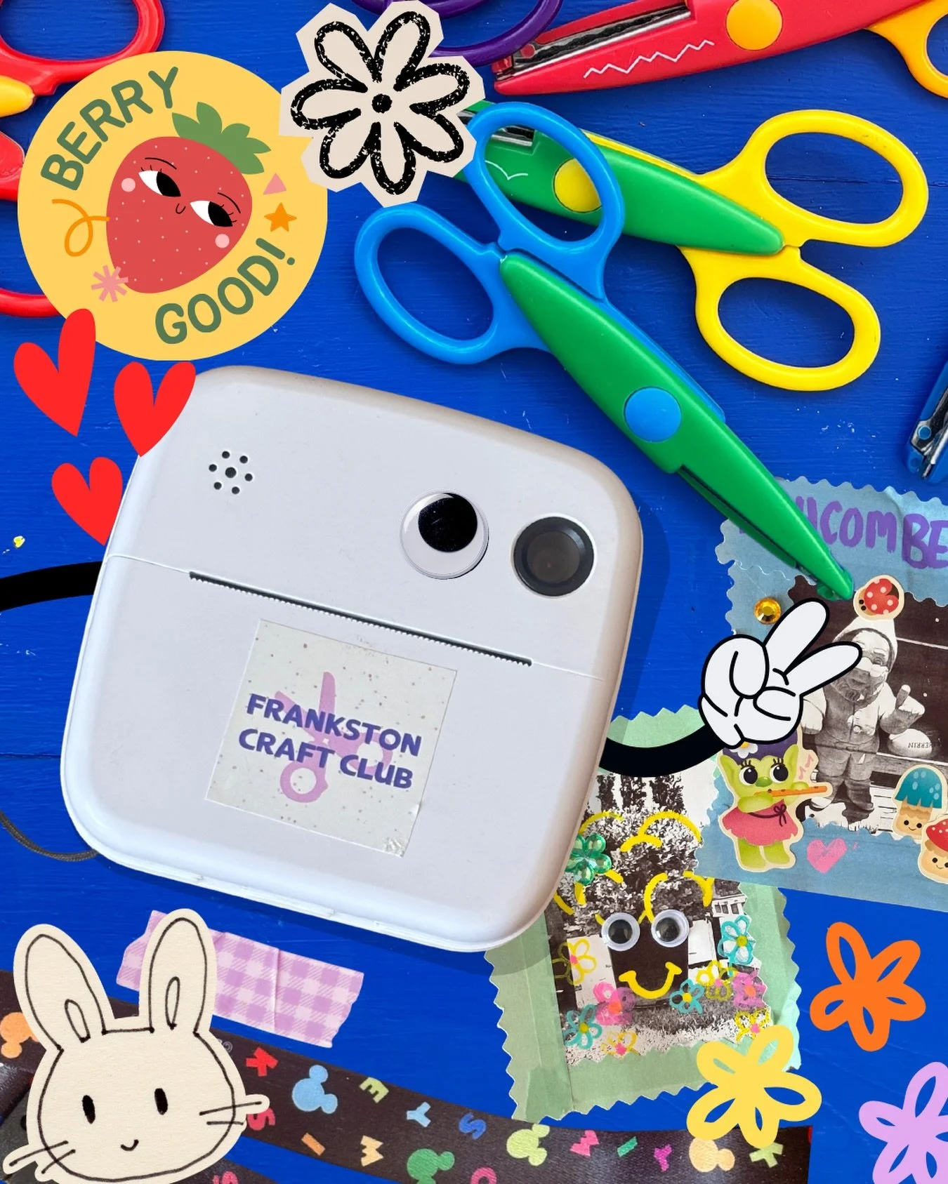 Frankston Craft Clubs newest tool is a thermal printing camera, and we think it&rsquo;s so fabulous that you should get one too! 

Especially if:
✂️ You love junk journaling
👧 You have a screen or camera obsessed young person in your life
📸 You lov