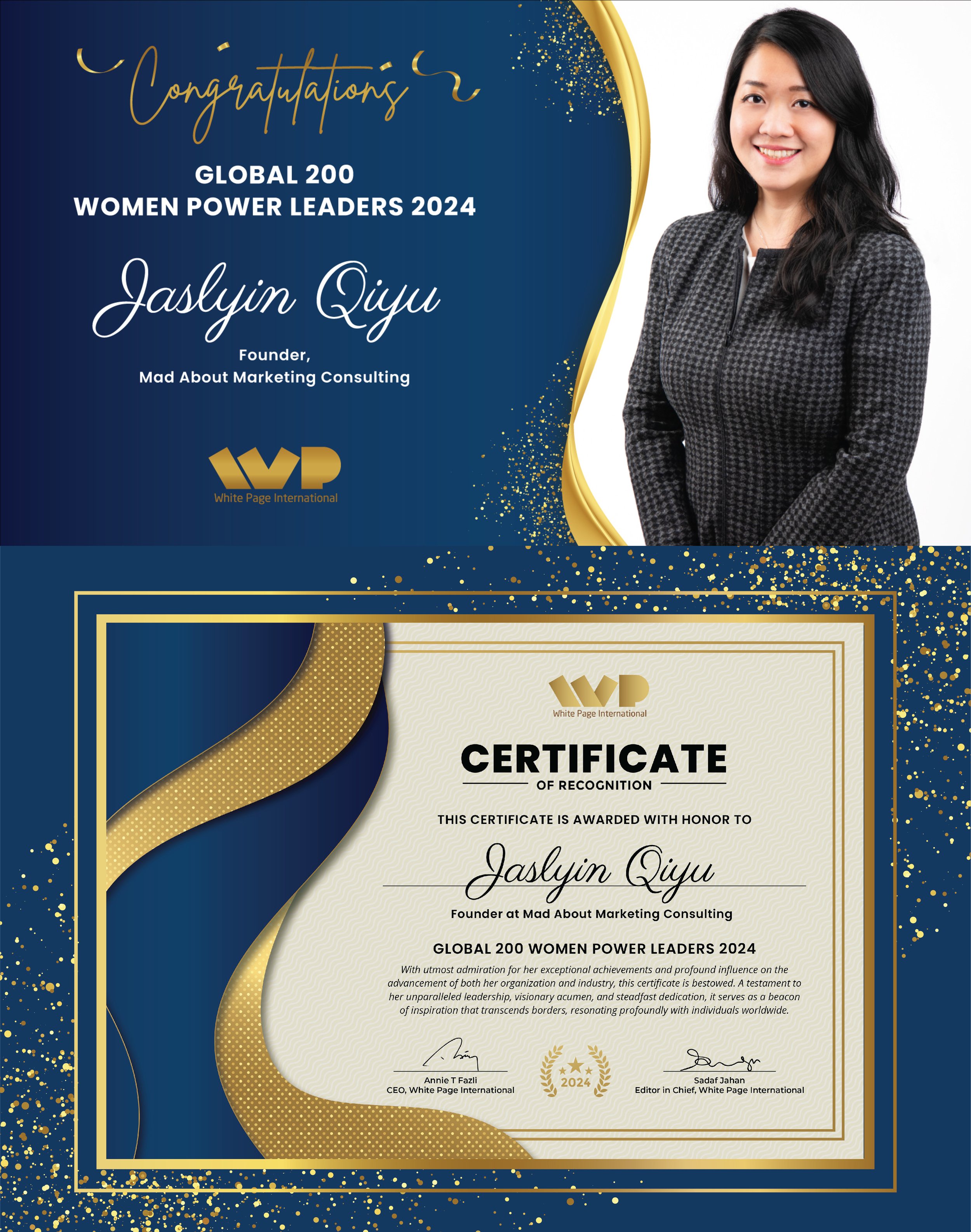 White Page International Global 200 Power Women Leaders 2024