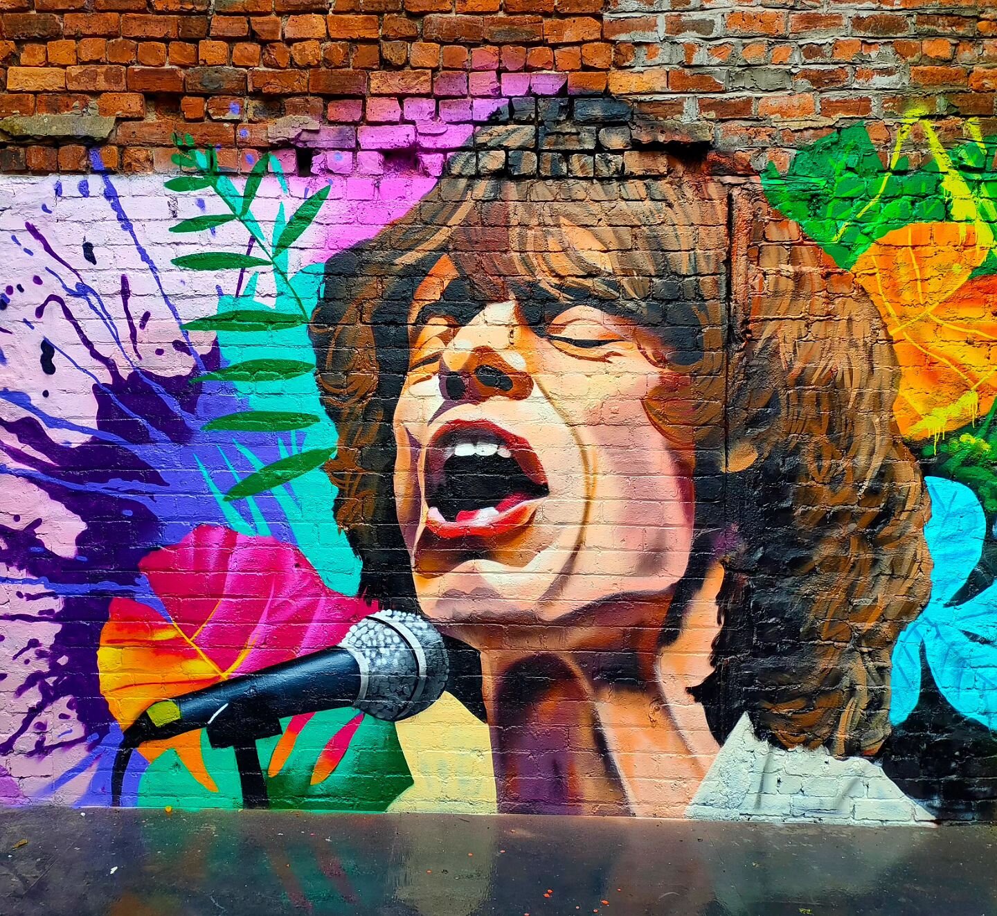 Sneak peak of the latest job I did for @towerbargla The walls feature a selection of singers from Mick Jagger to Tina Turner. Will post up the whole thing soon once I sort some better photos and maybe a video out. Also have a lot of other jobs to pos