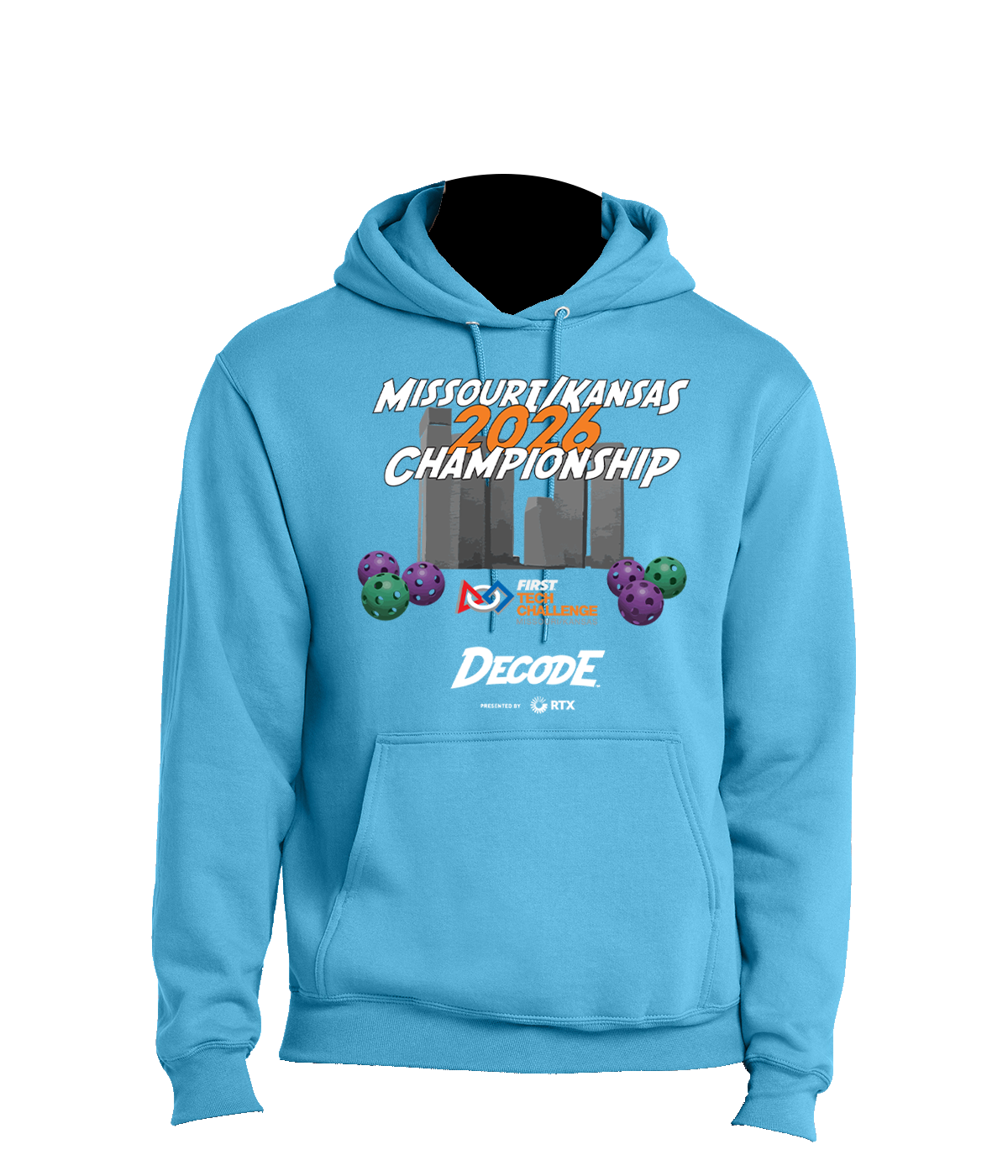 2026 FTC MOKS Aquatic Blue Hoodie