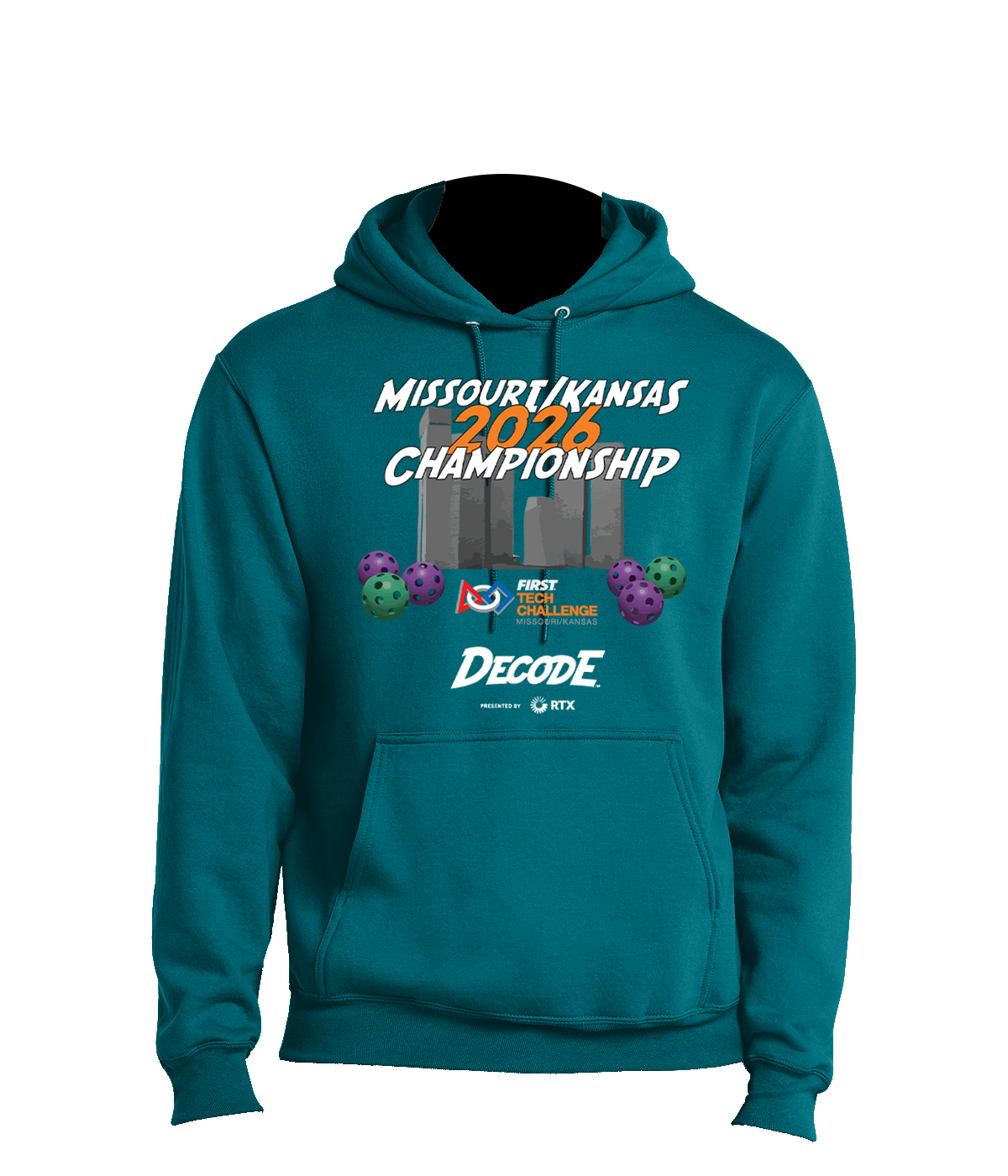 2026 FTC MOKS Teal Hoodie