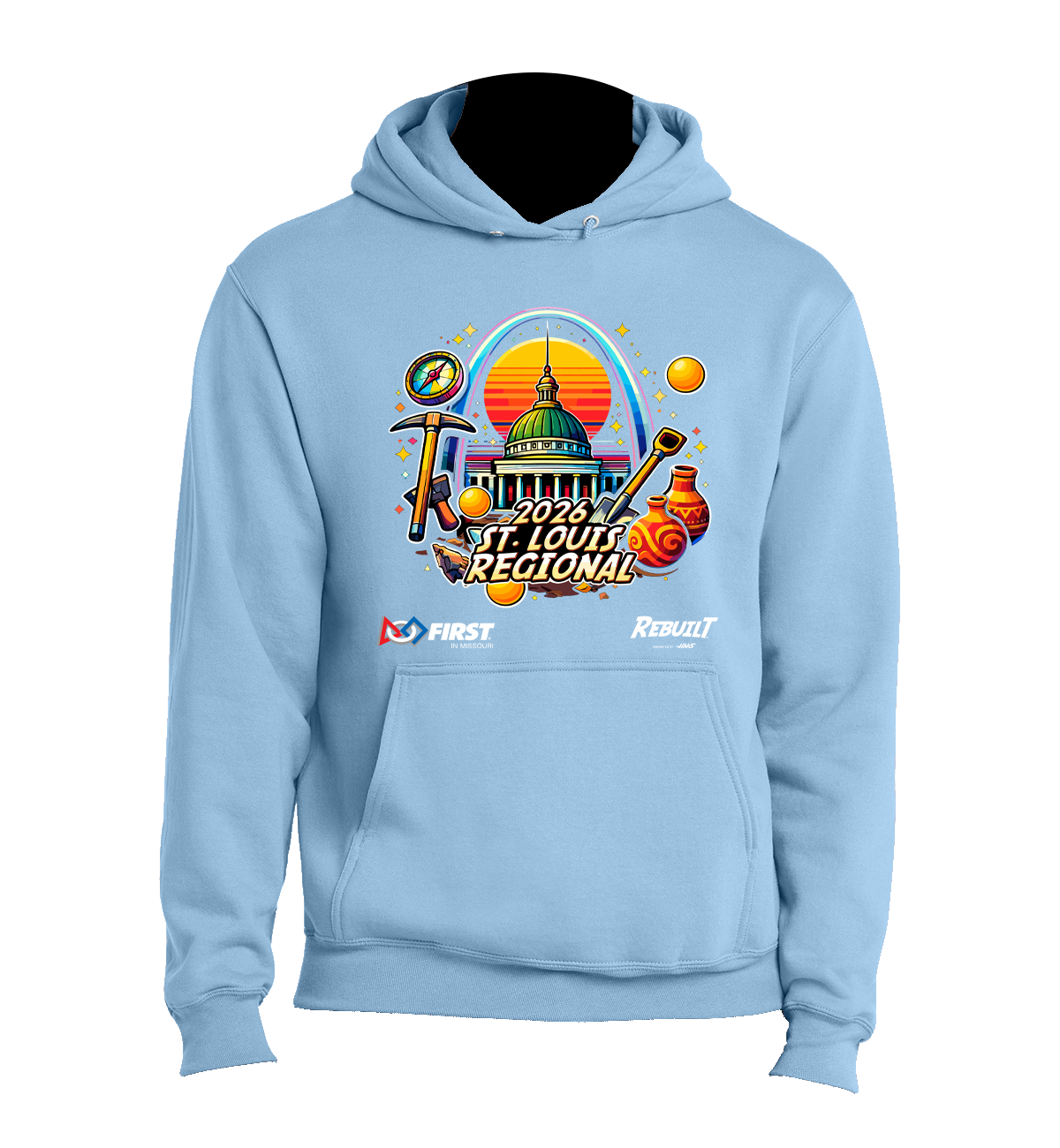 2026 STL Regional Hoodie - Light Blue