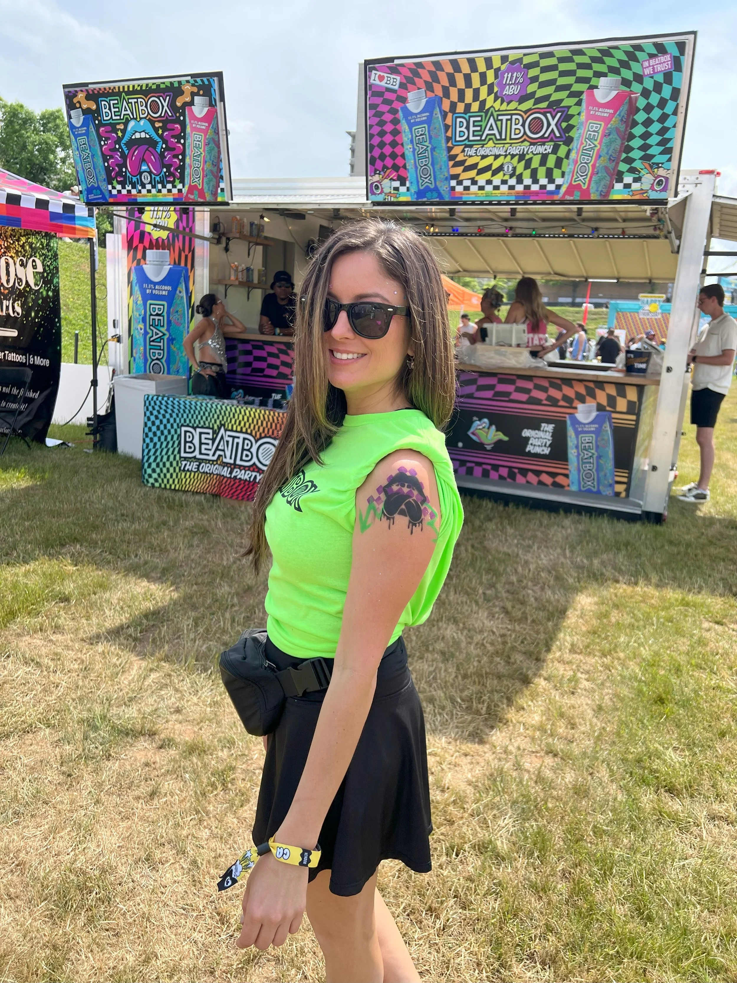 Beatbox Airbrush Tattoo
