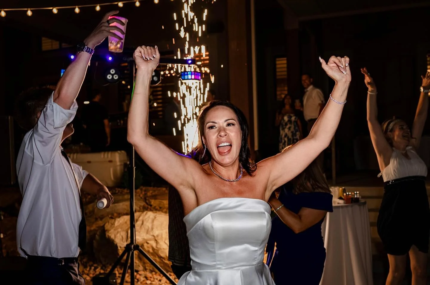 I wish I could share a 3 hour video of the whole dance party because Jim and Krista&rsquo;s wedding was a PARTY! 

Now is the time to think about booking a Utah DJ for your 2026 wedding! If you want a packed dance floor with high energy, hit us up! ?