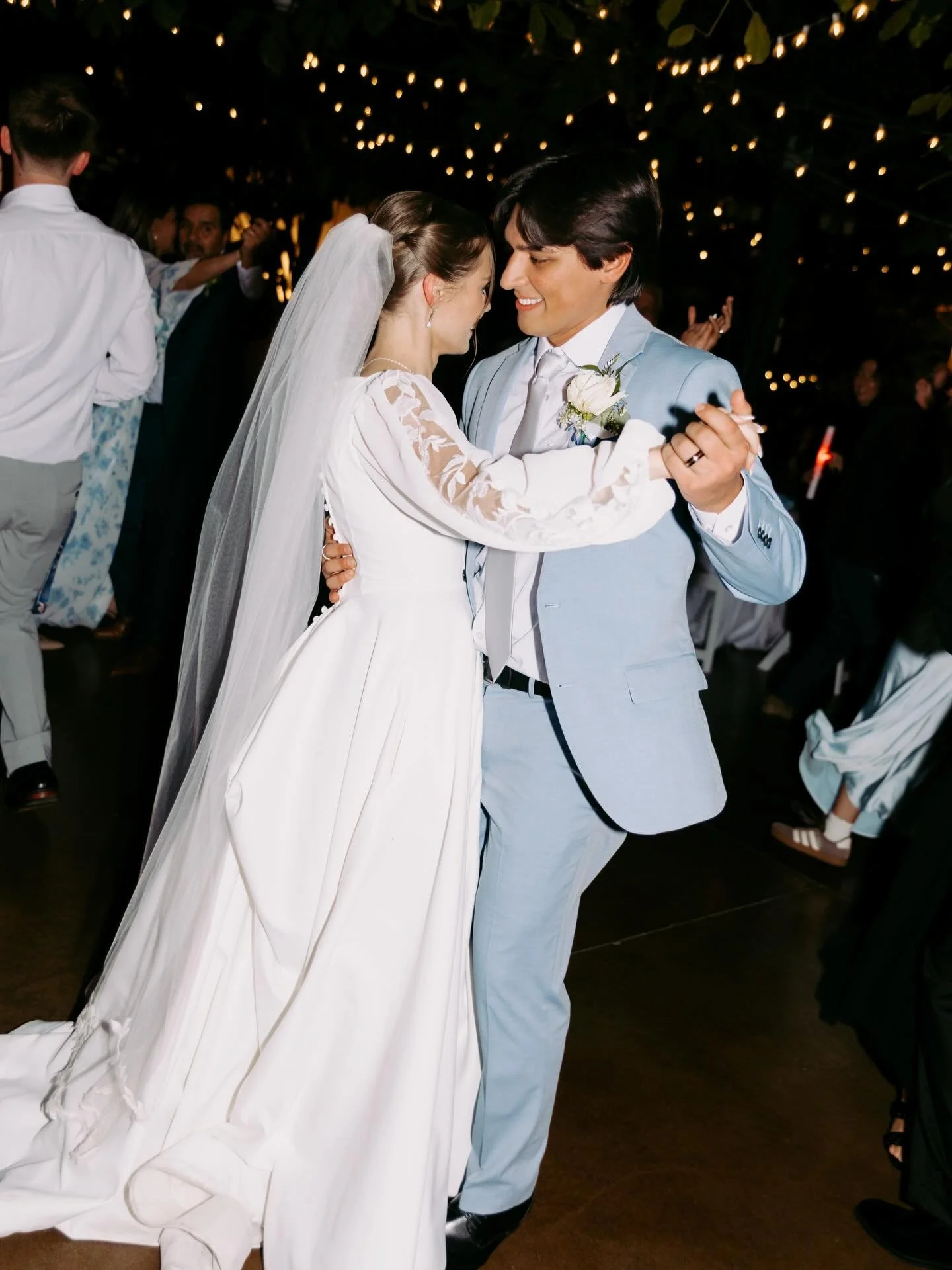 Tiara and Stefan&rsquo;s wedding at @highlandgardensevents ! It was a blast bringing everyone together on the dance floor mixing both Spanish and English music for a family with roots in Mexico, Argentina, and the US! Looking for a wedding DJ in Utah