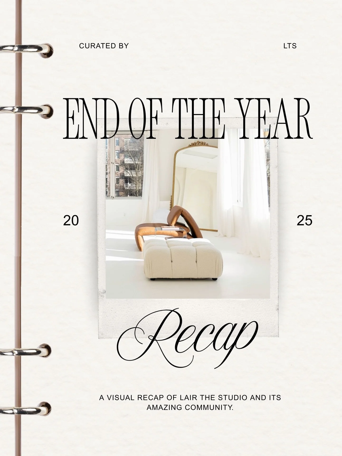 thank you for being such a meaningful part of @lairthestudio this 2025. ✨ every booking, event, conversation, and moment shared in this space truly meant more than you know. this year reminded us why community and creativity matter so much, and i&rsq