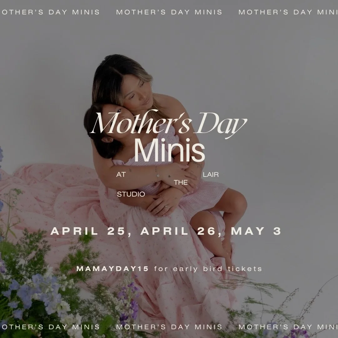 MOTHER&rsquo;S DAY 2026 is here! 🤍 *pre-sale until 03/31

this year, we are hosting two styles of intimate storytelling session at the studio for mamas and their little ones.

&bull; PAINTING THEMED SESSION 🎨
&bull; MINIMAL SESSION ✨

$385

- 15 hi