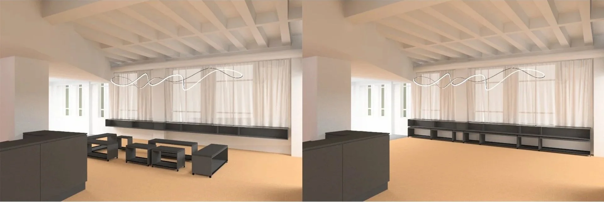 Office Reception with flex space