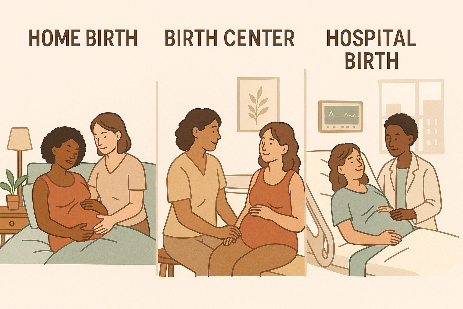 How to Choose Between Home, Birth Center, and Hospital Birth