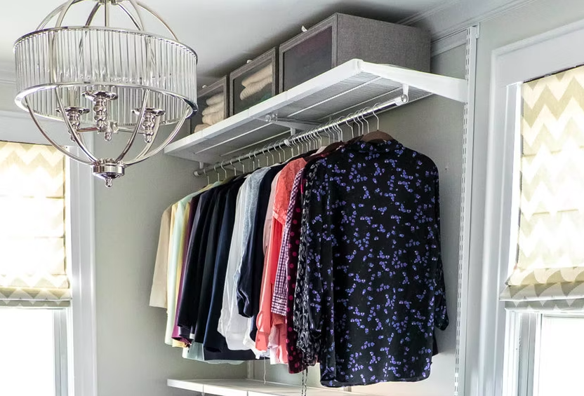 Container Store: George to the Resue - A Deserving Mom's New Closet. A Master elfa Closet Surprise
