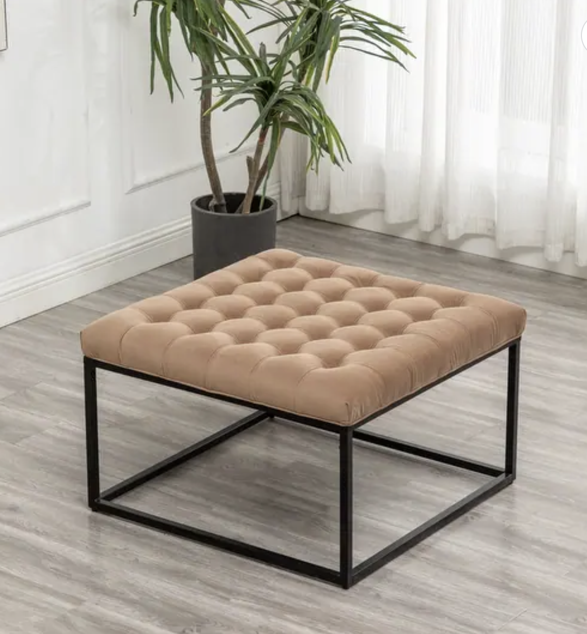 Metal Ottoman