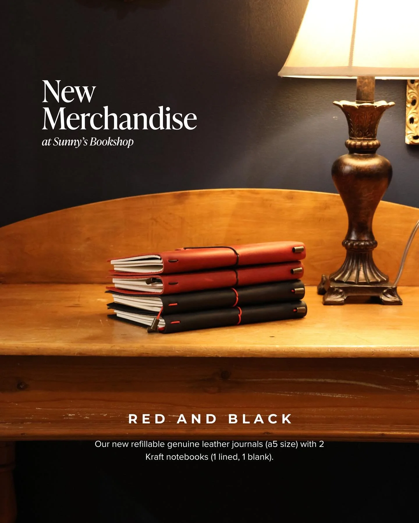 NEW MERCH DROP!! Introducing our Red and Black leather journals. We&rsquo;ve been wanting to bring these colors for a while now and they&rsquo;ve been heavily requested! Quantity is limited so grab them while they last. 

All colors are available in 