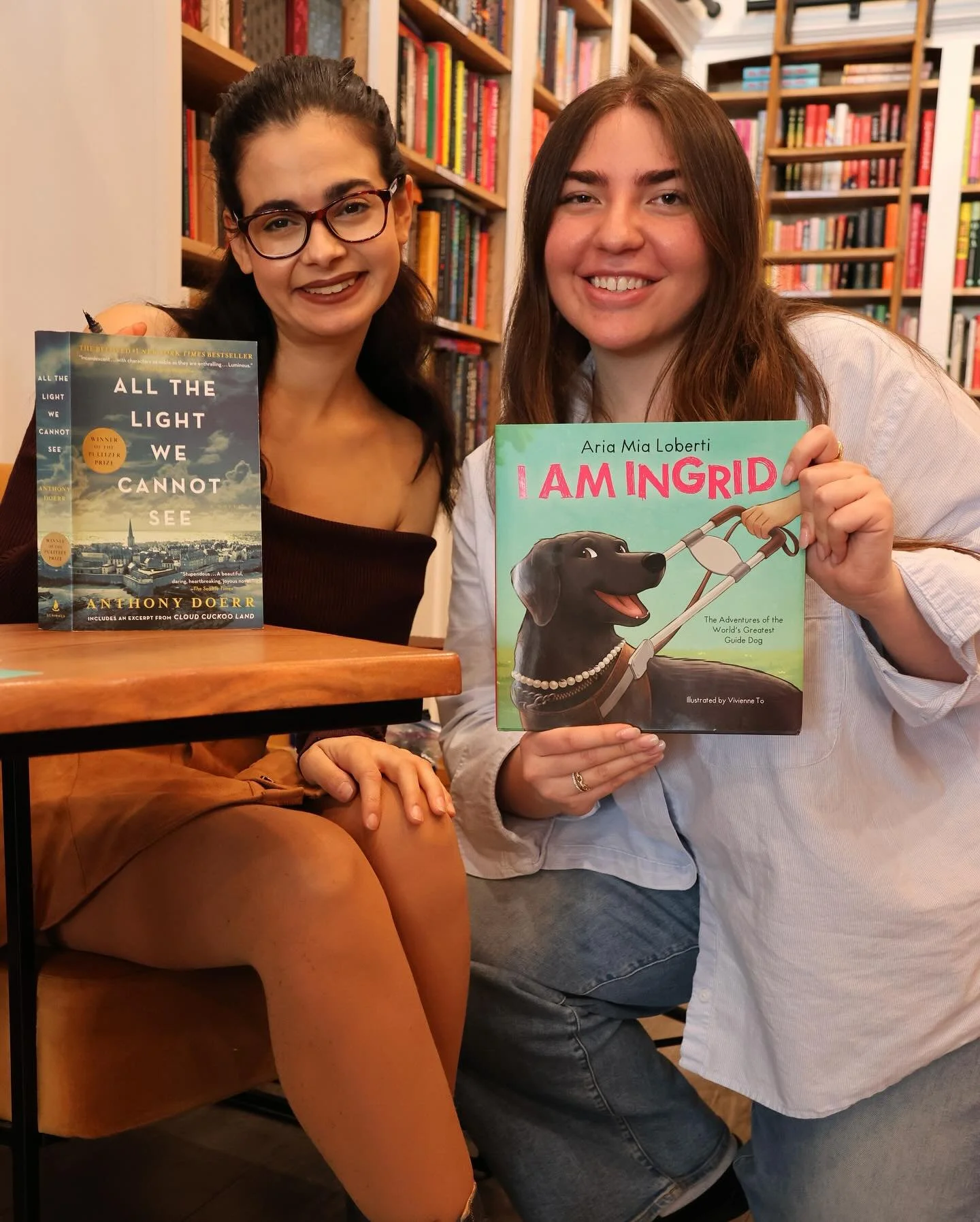We had such a lovely morning with actress and author Aria Mia Loberti @ariamialoberti as she read from her children&rsquo;s book I AM INGRID with her real-life guide-dog Ingrid!

Aria you have the kindest soul and you&rsquo;re such an inspiration. Yo