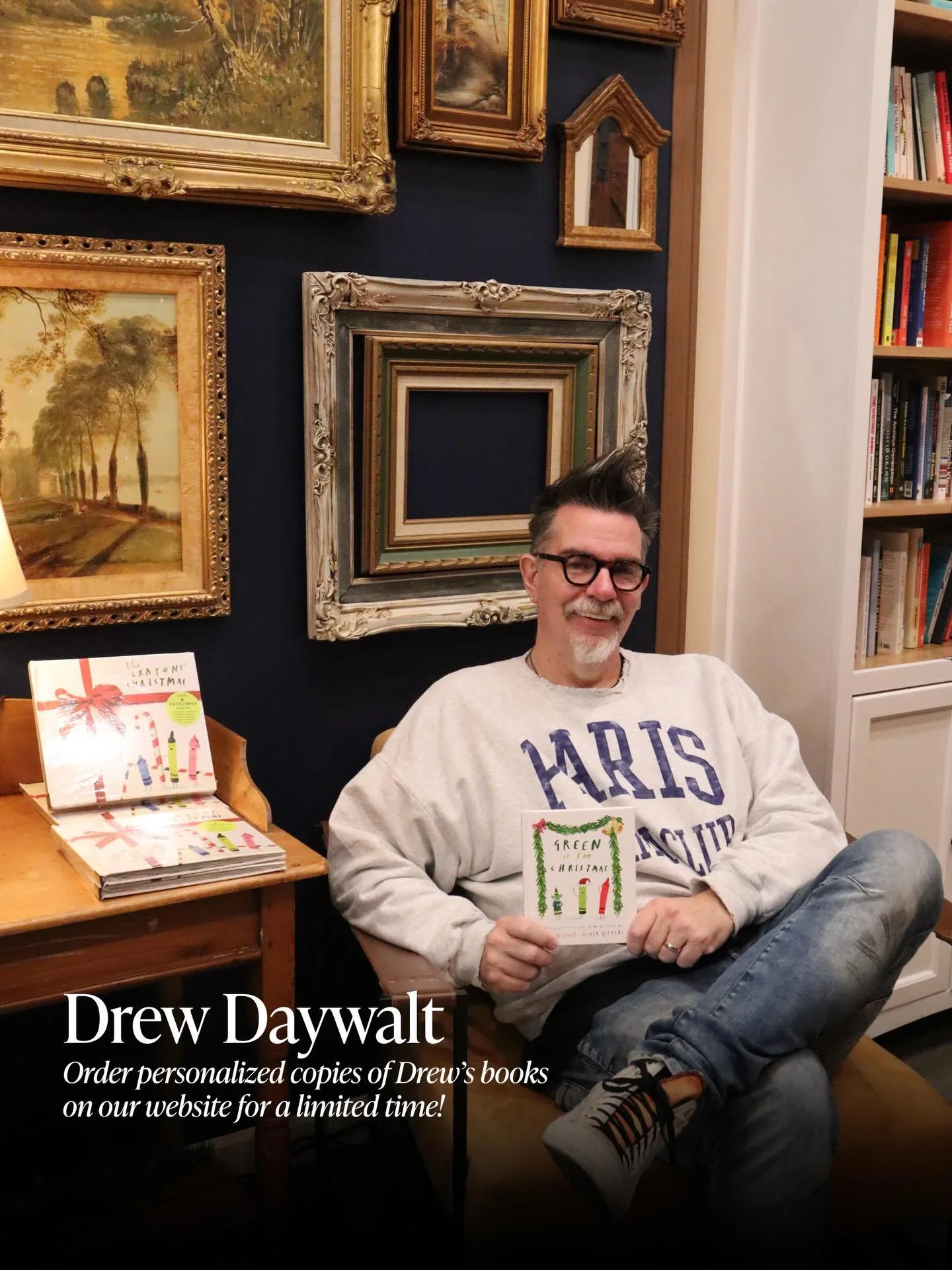 We&rsquo;re so excited to share that you can now shop for personalized copies of bestselling children&rsquo;s author Drew Daywalt&rsquo;s @drewdaywalt collection! Visit our website to place your orders!

#sunnysbookshop #books