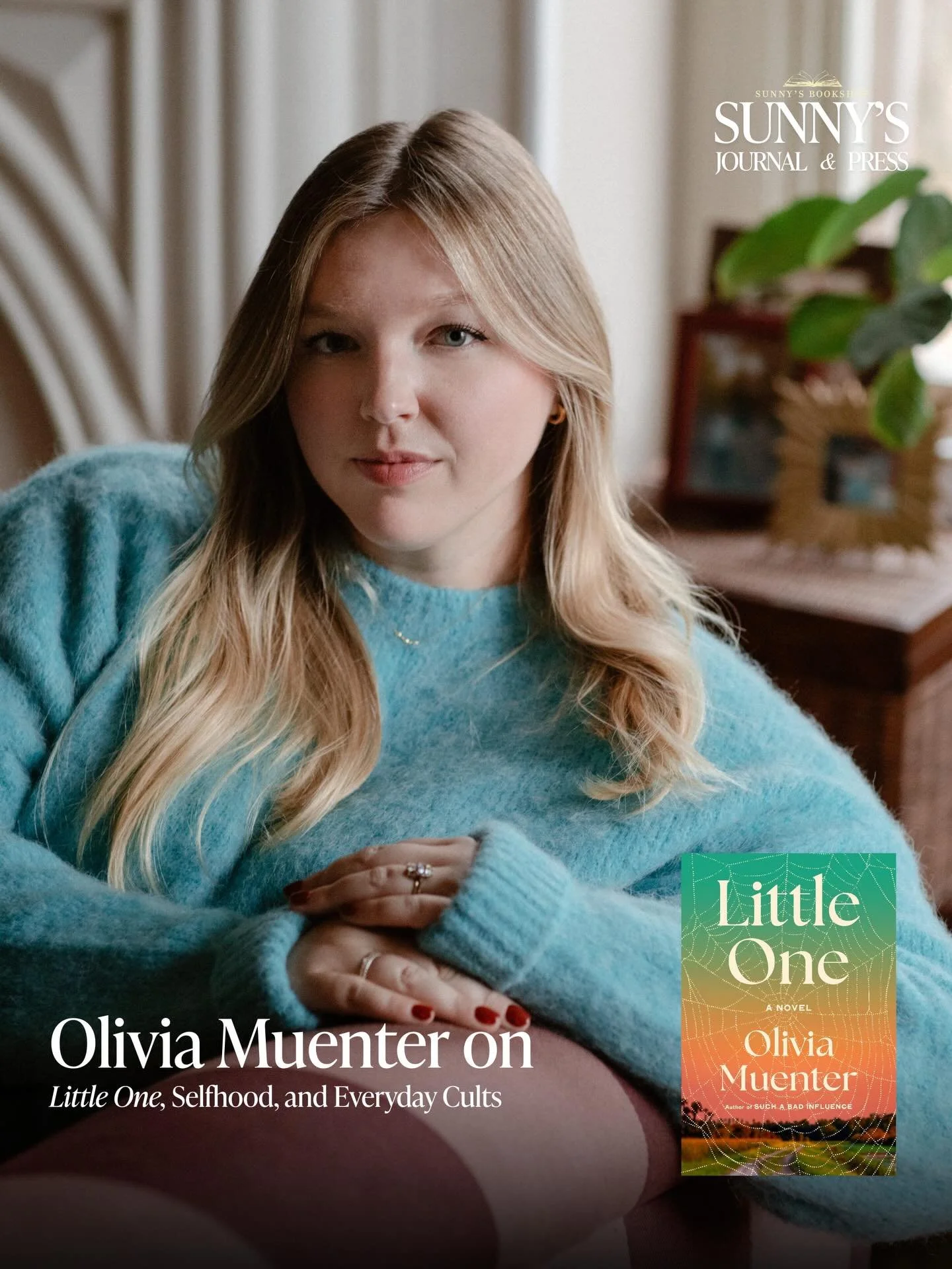 Our event with Olivia Muenter @oliviamuenter is tonight and we had the absolute pleasure interviewing Olivia for her latest novel &ldquo;Little One&rdquo;.

As Lex Garcia Nix @lexgarcianix stated: &ldquo;Through reflecting on selfhood, discipline, an
