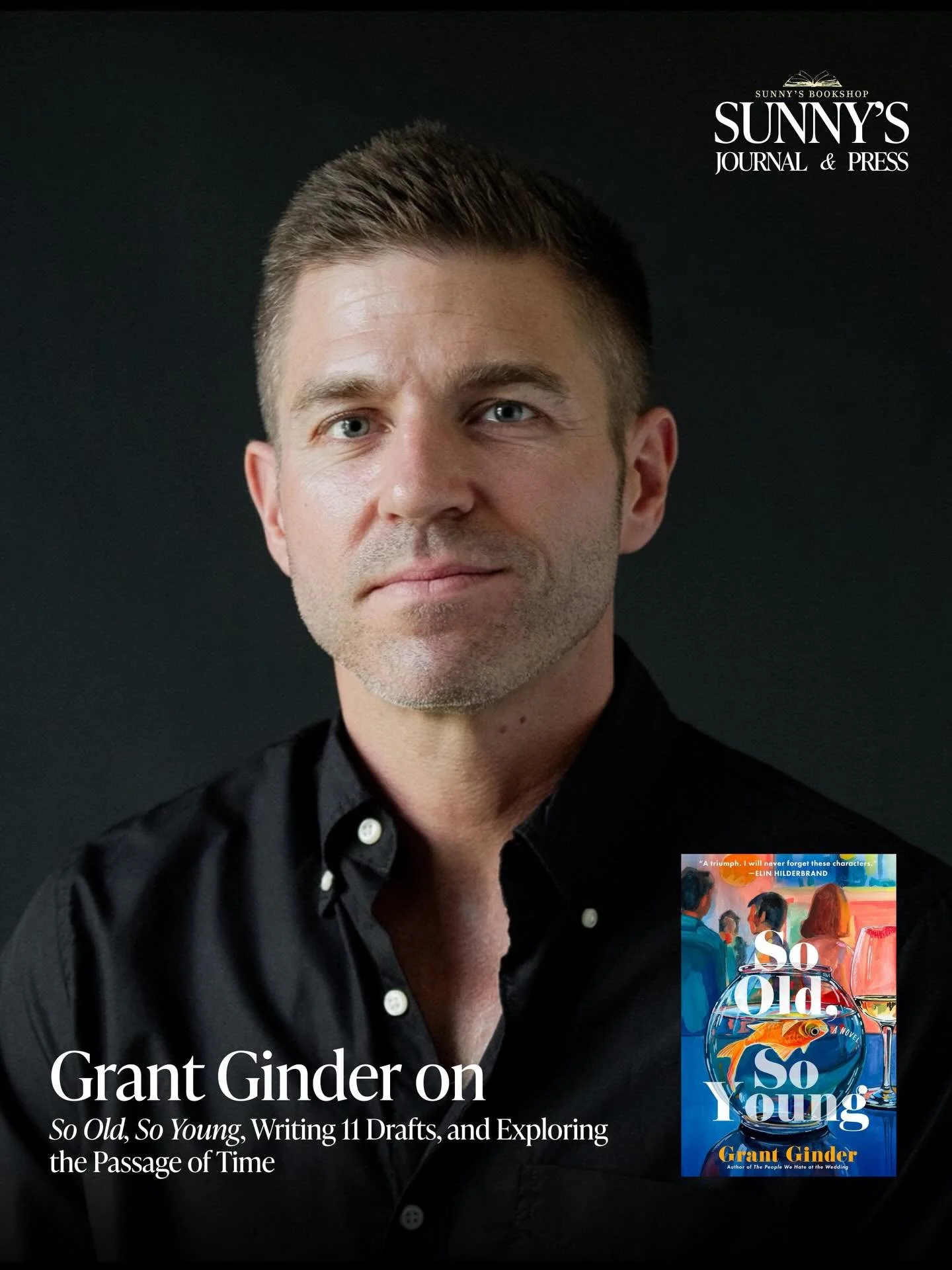 We had the absolute pleasure interviewing Grant Ginder @grantginder for his latest novel &ldquo;So Old, So Young&rdquo;.

As Nikki Munoz @nikkimunozwrites stated: &ldquo;The characters of &ldquo;So Old, So Young&rdquo; are so fleshed out and vibrant 