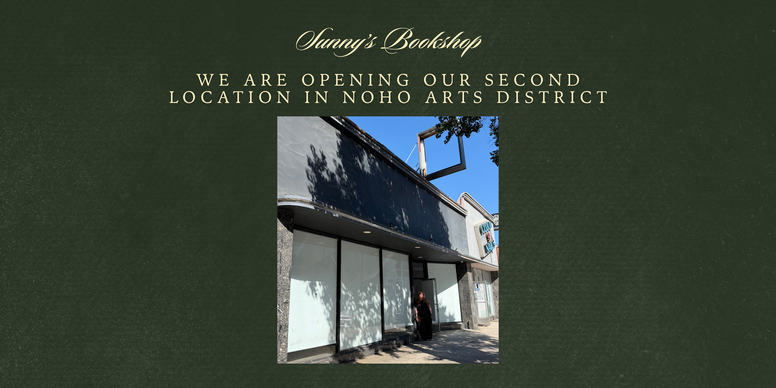 Sunny's Bookshop will open up a new location in Noho Arts District