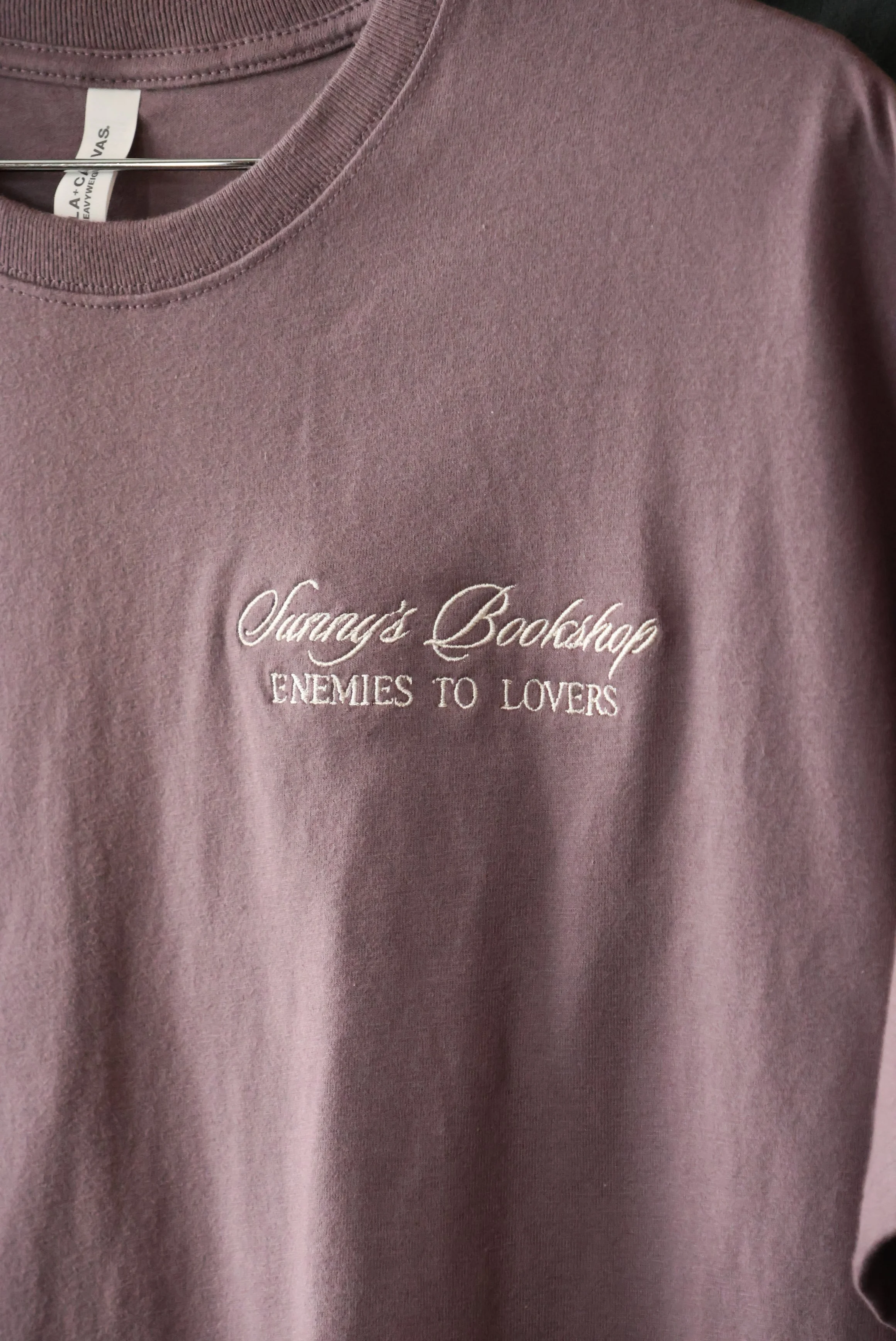 Sunny's Bookshop T-Shirt | Enemies to Lovers Tee | Purple